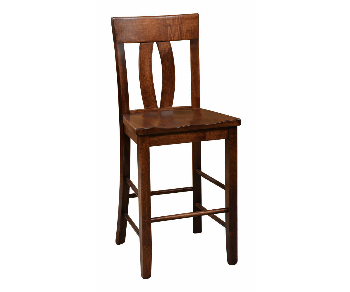 Amish Brookfield Stationary Bar Chair - Thumbnail 2