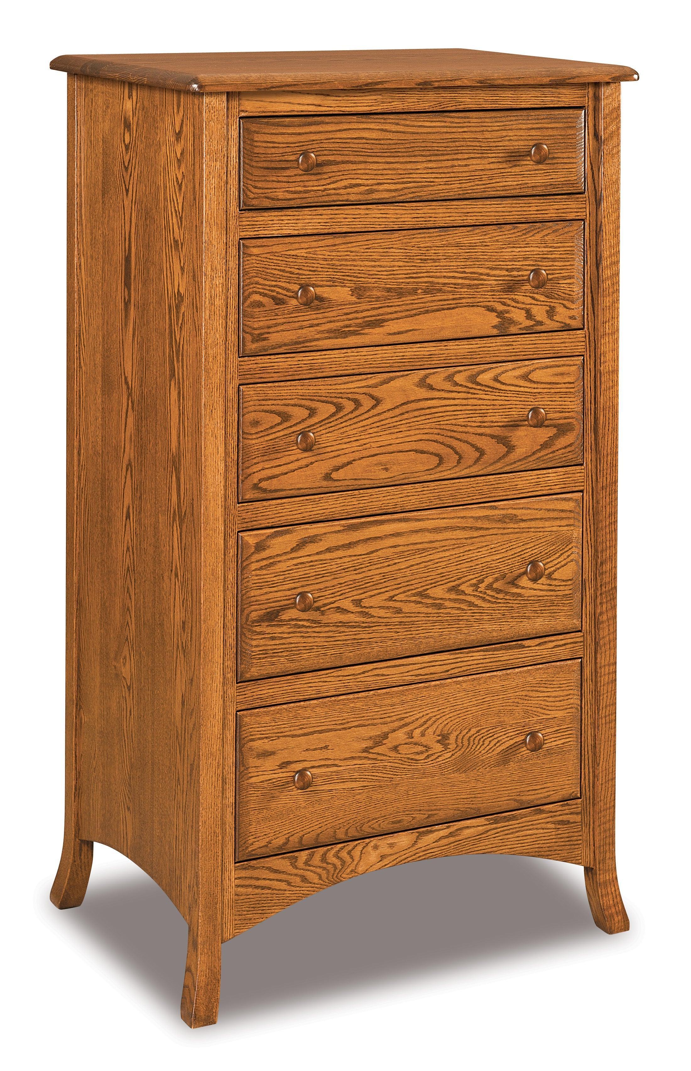 Amish Carlisle Five Drawer Lingerie Chest - Thumbnail 3