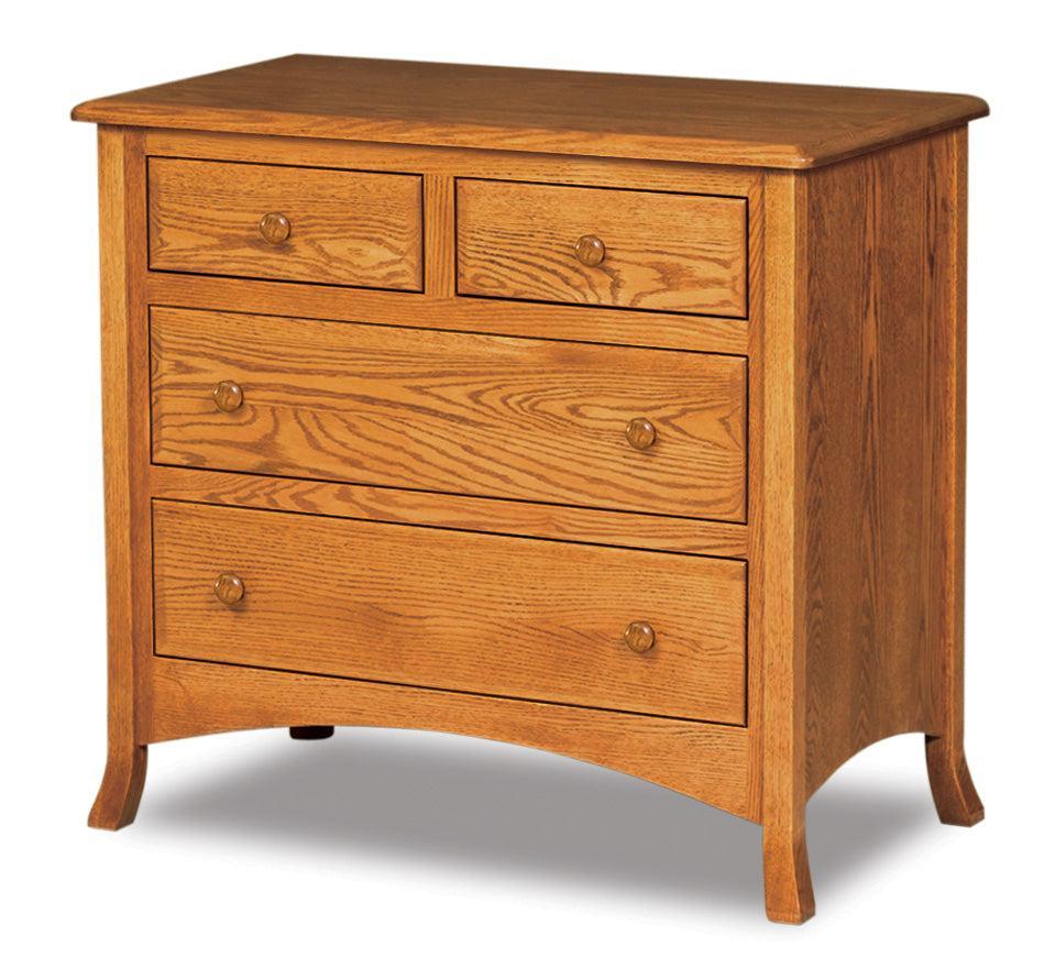 american made amish carlisle four drawer chest