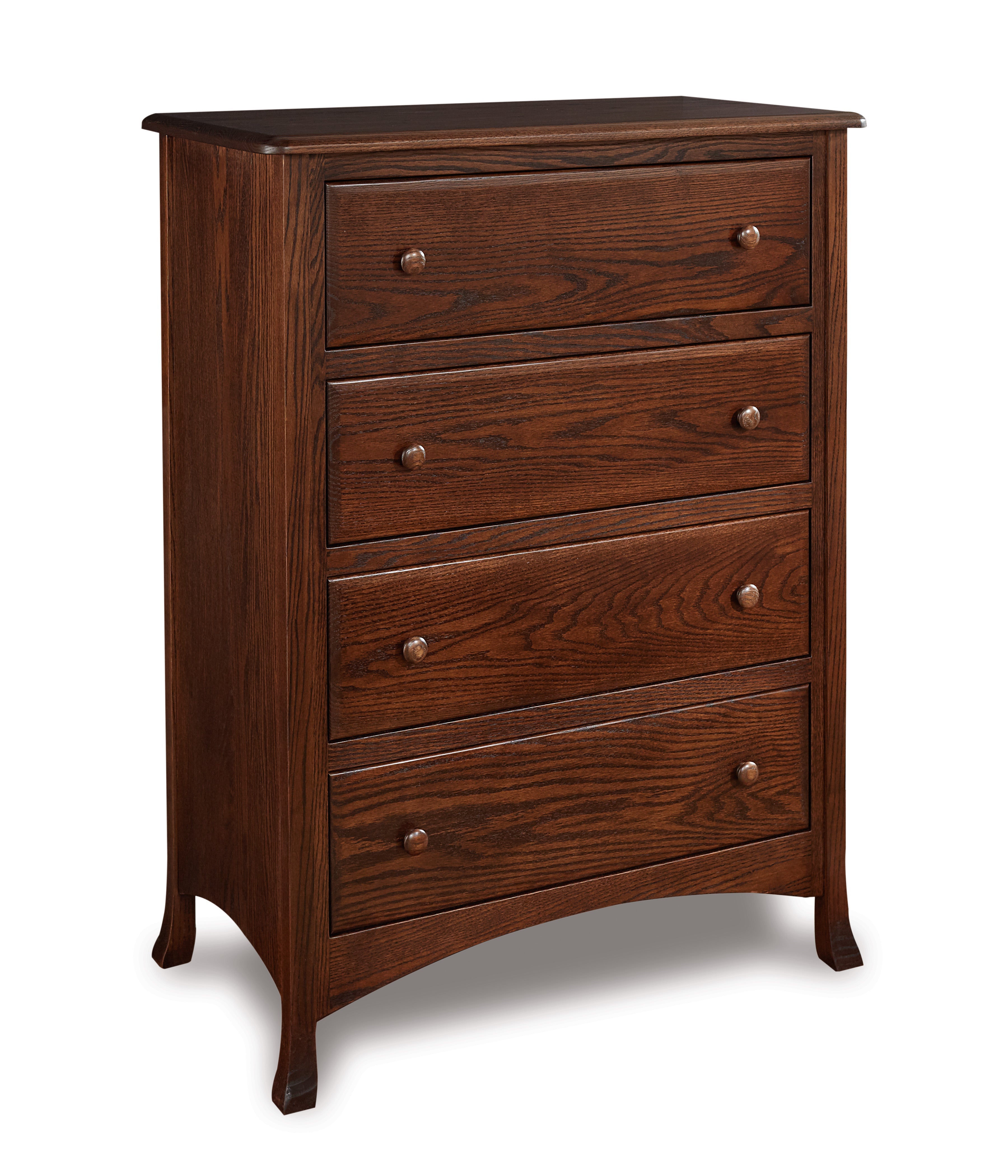 american made amish carlisle four drawer chest