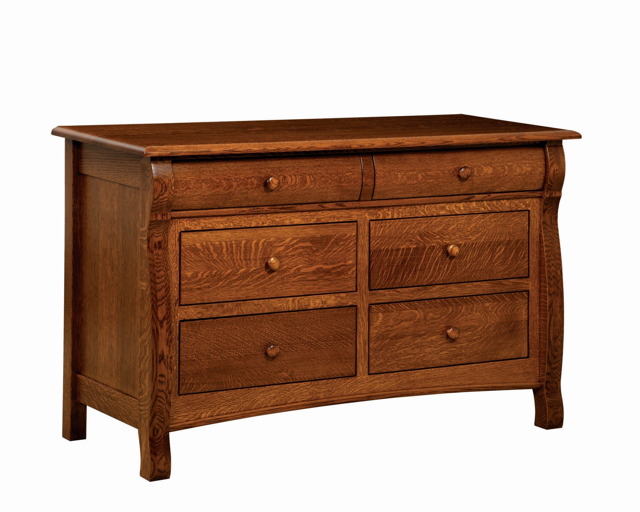 Amish Castlebury Six Drawer Dresser