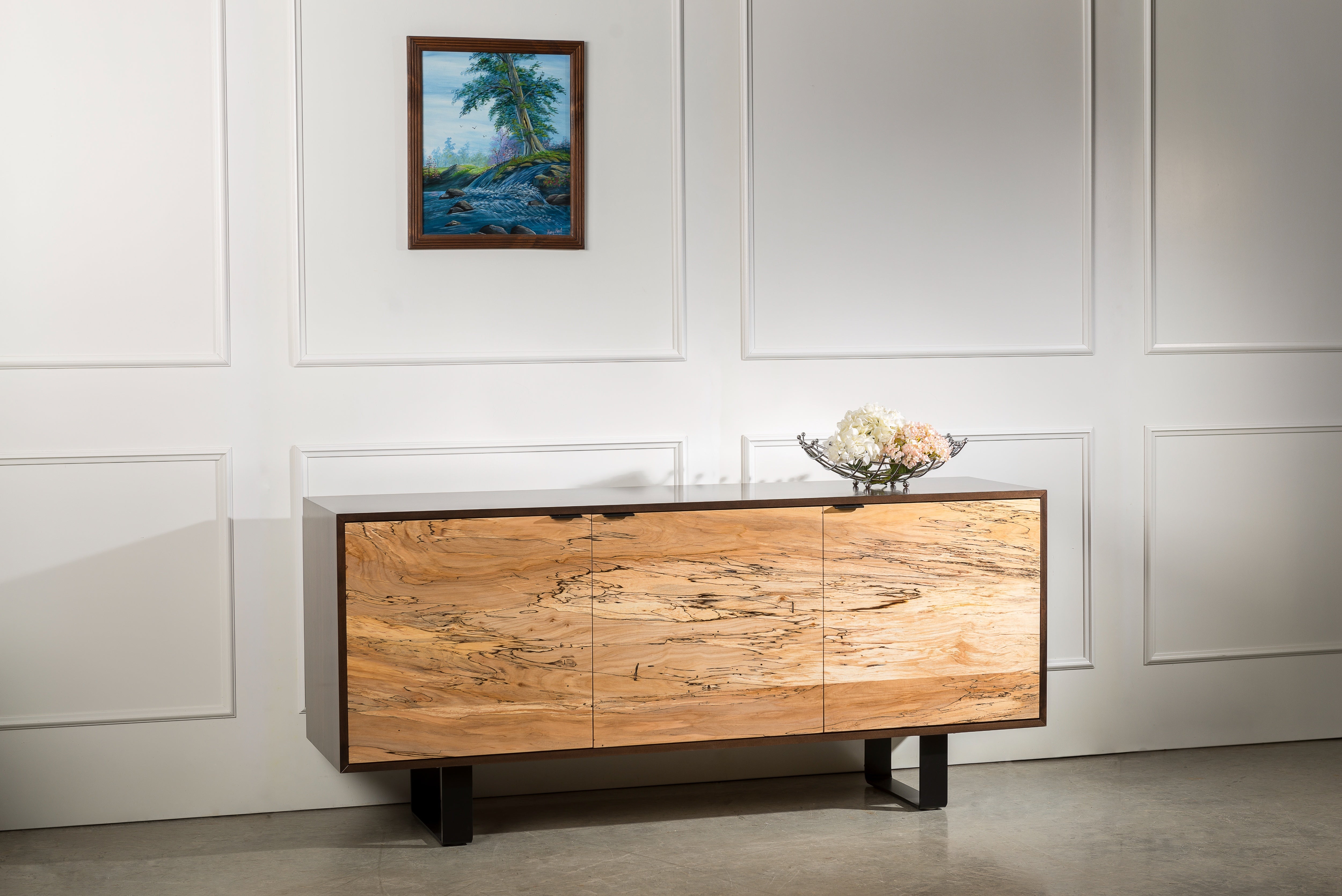 Amish Chilton Four Door Credenza