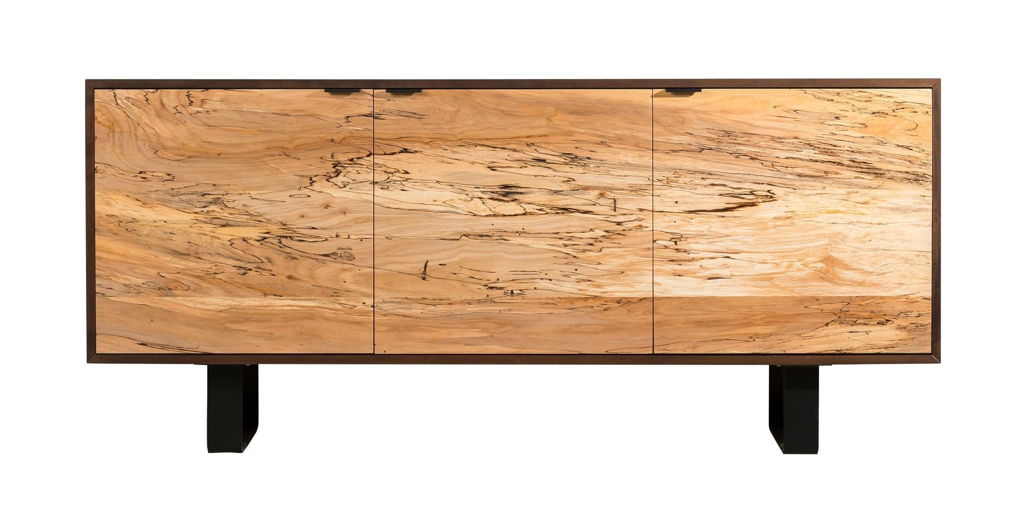 Amish Chilton Four Door Credenza-Credenza / Hutch-The Amish House