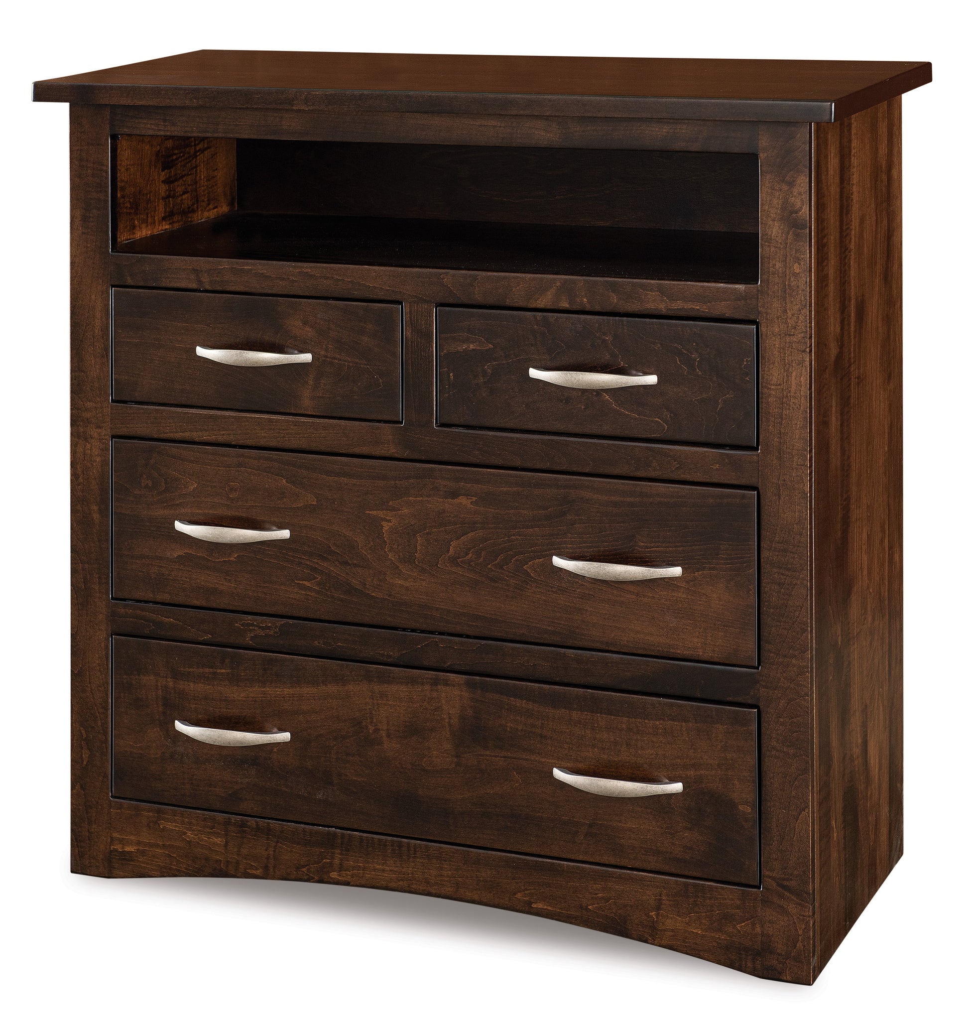 american made amish denver four drawer media chest