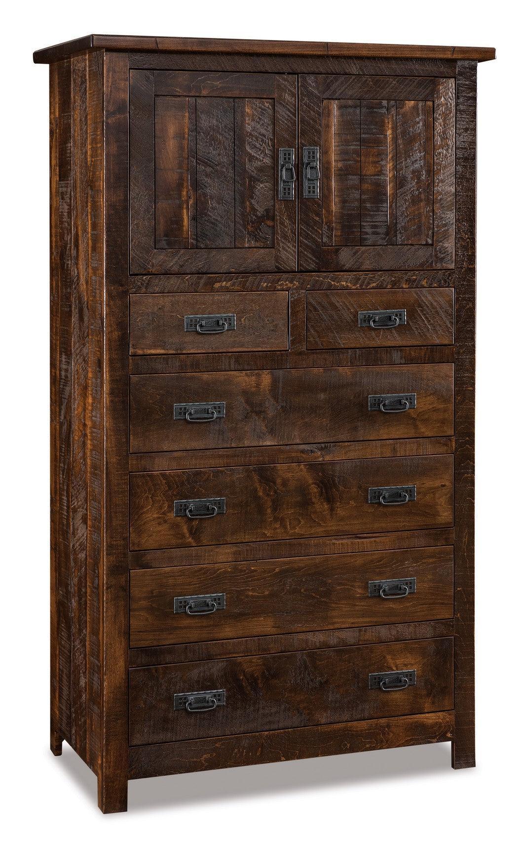 american made amish dumont rustic chest armoire