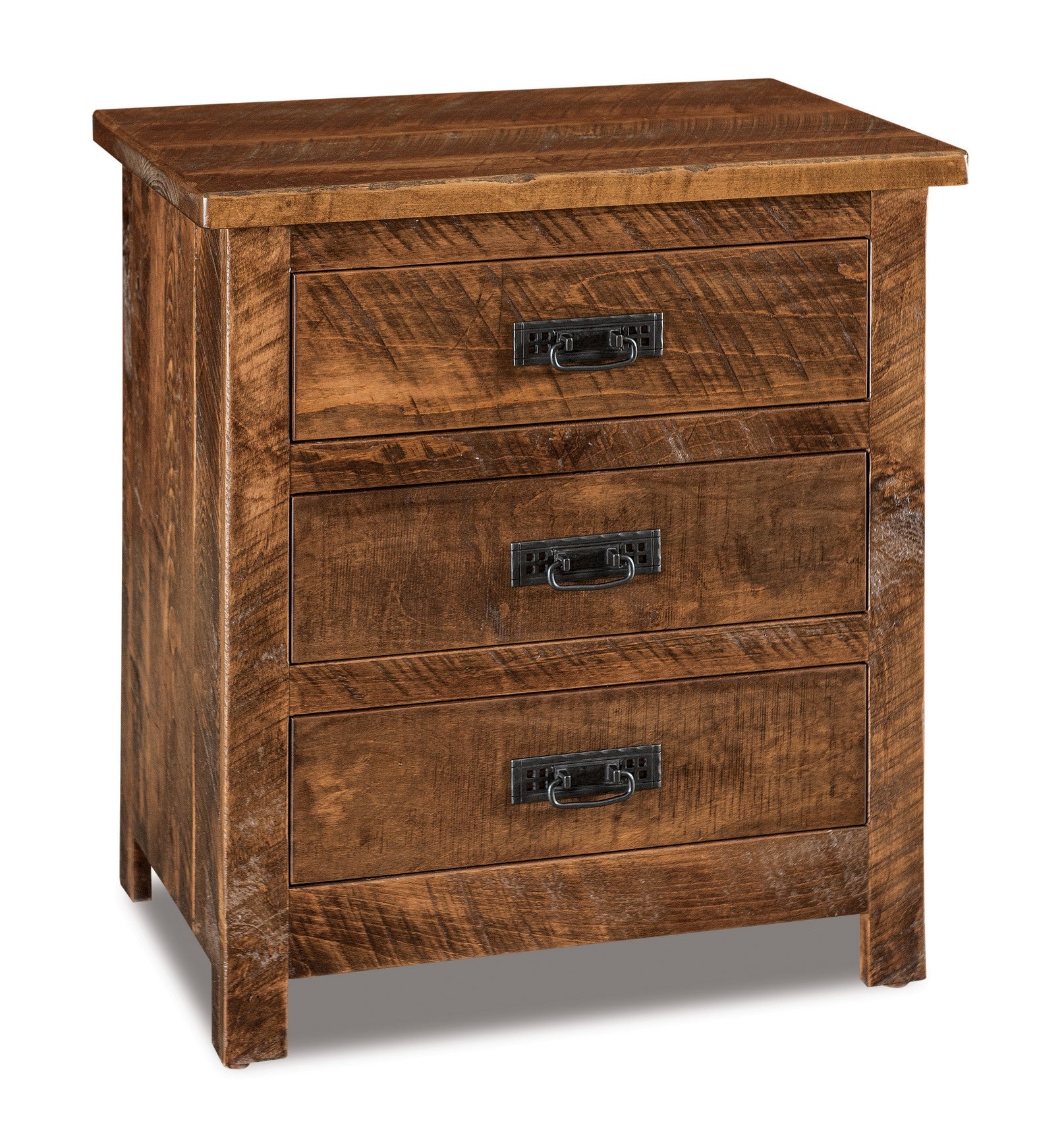 Amish Dumont Rustic Medium Nightstands