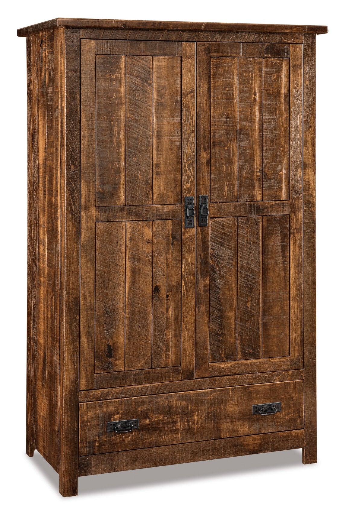american made amish dumont rustic wardrobe armoire