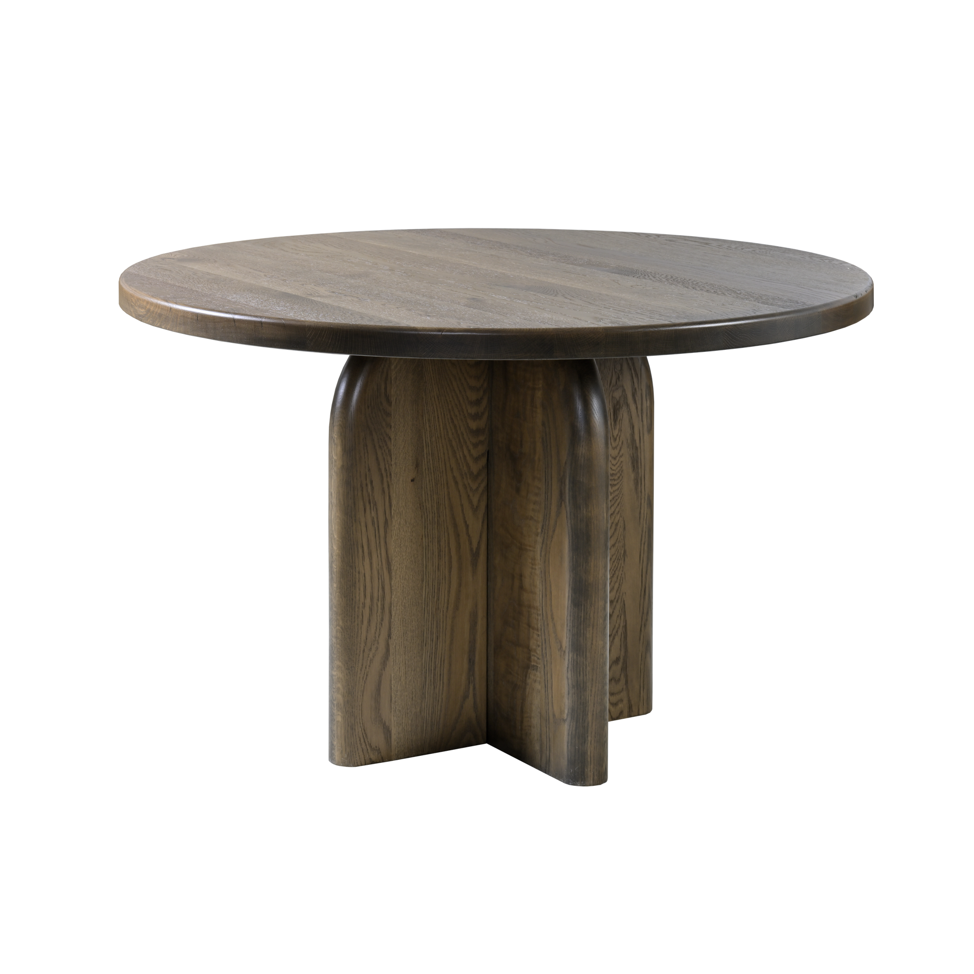 Amish Durham Single Pedestal Round Table-Dining Table-The Amish House