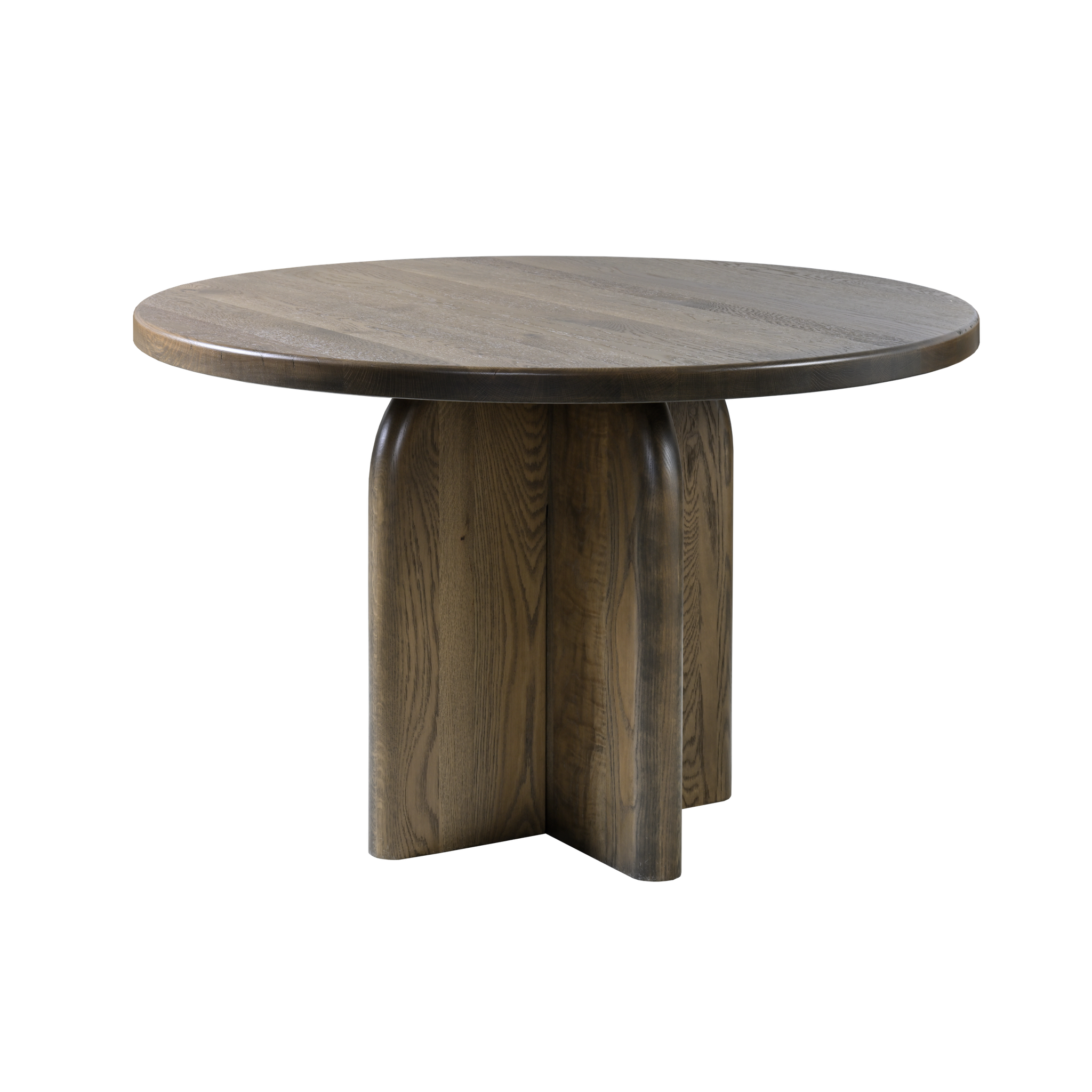 Amish Durham Single Pedestal Round Table-Dining Table-The Amish House