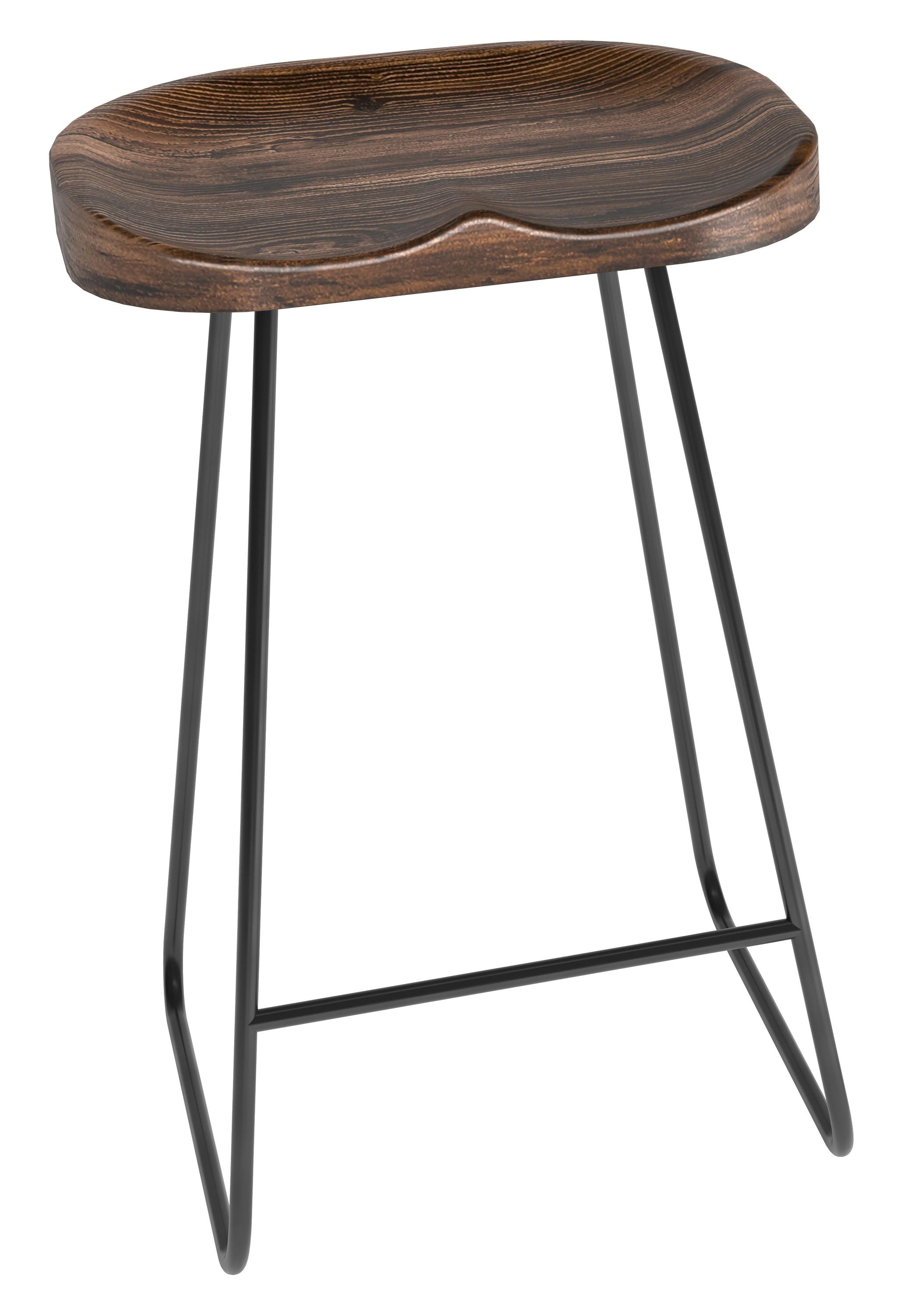 Amish Durham Stationary Bar Stool-Bar Chair-The Amish House