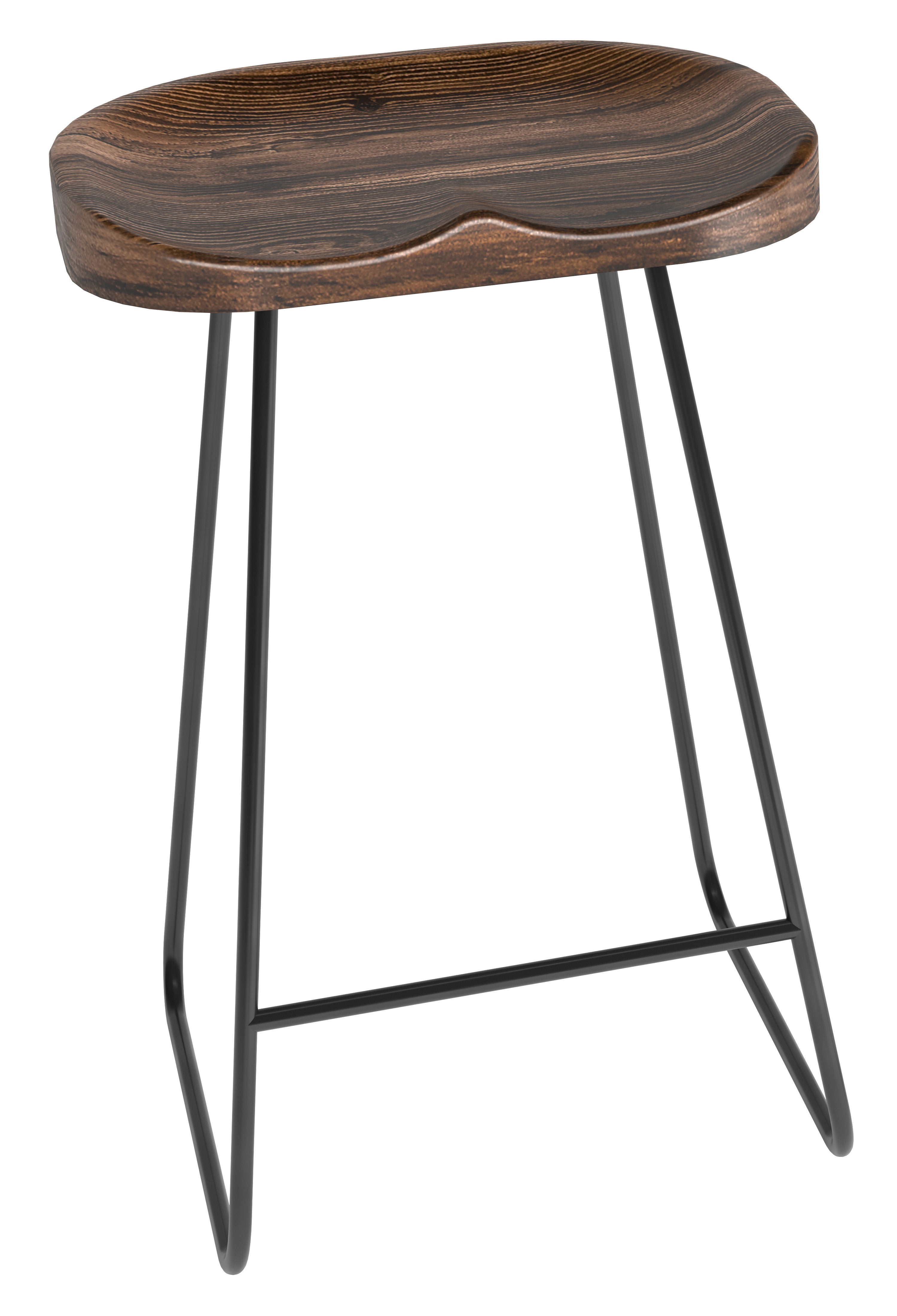 Amish Durham Stationary Bar Stool