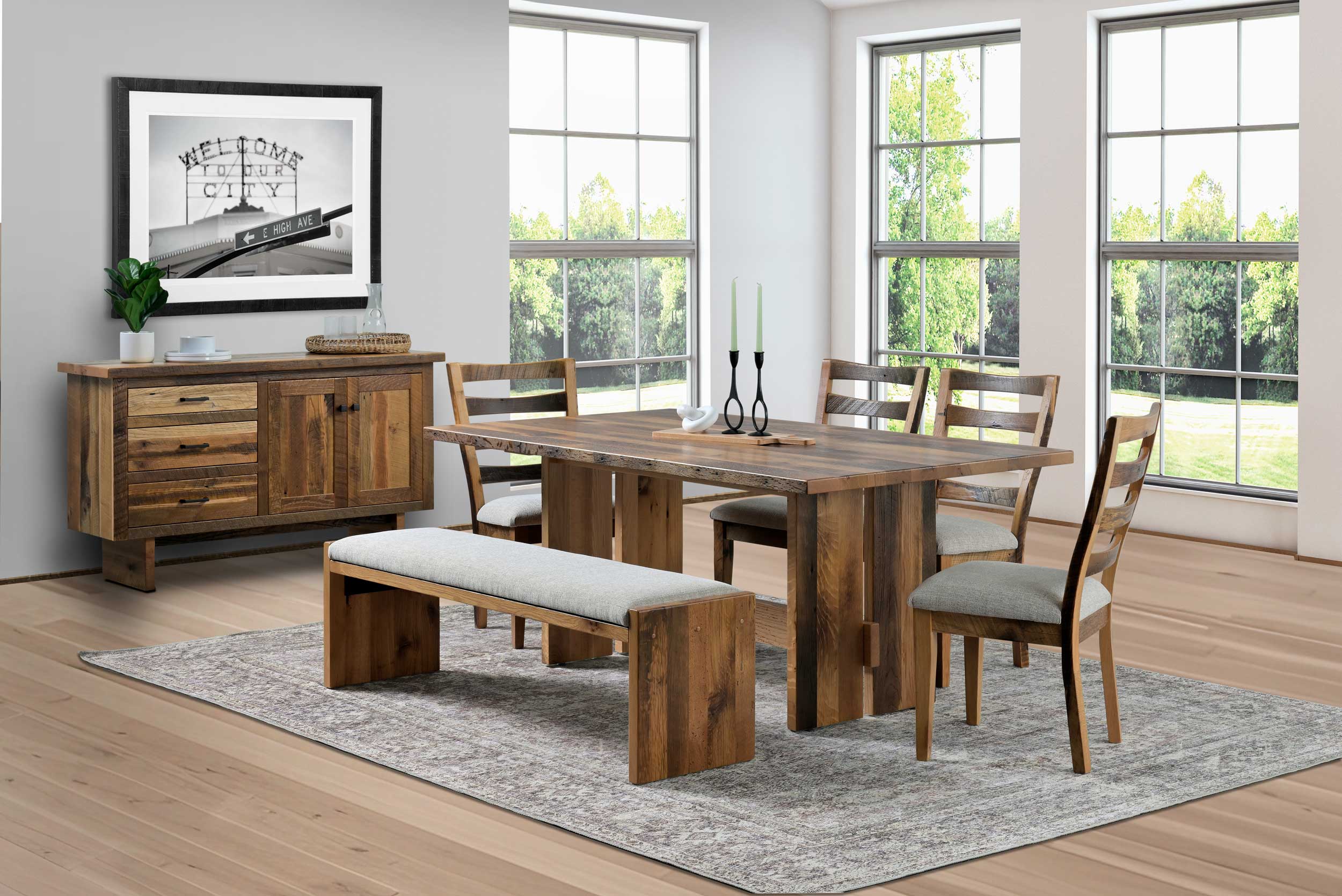 Amish Eden Trestle Table