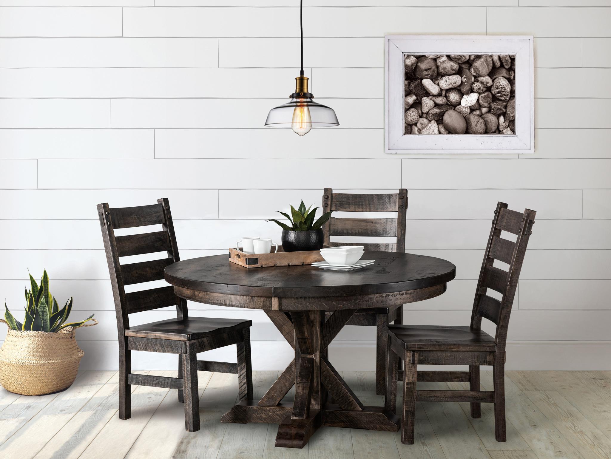 Amish Elkhorn Single Pedestal Table