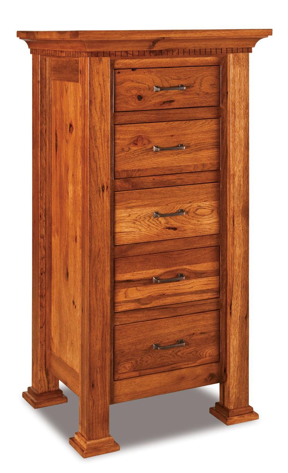 amish empire five drawer lingerie chest