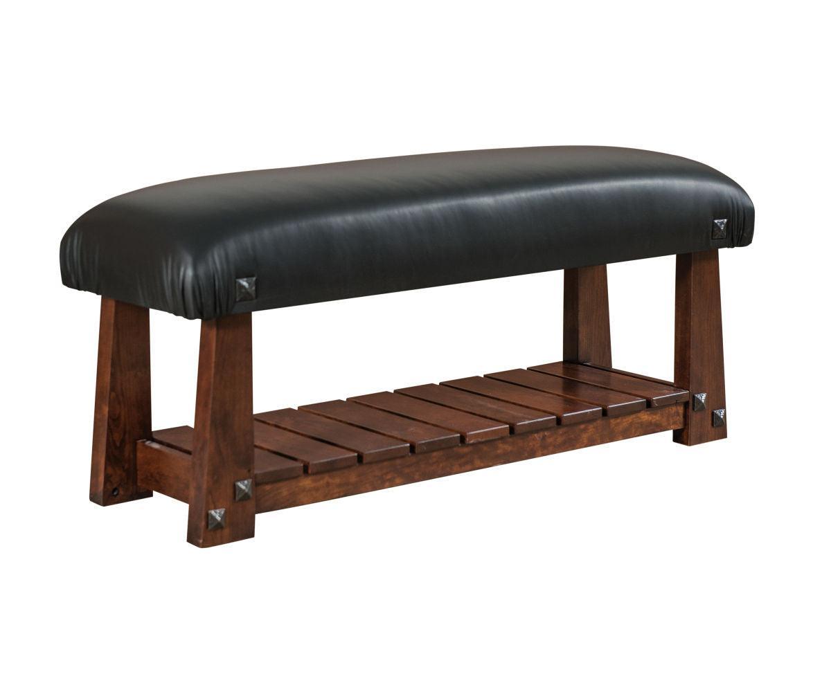 Amish Encada Storage Bench - Thumbnail 2