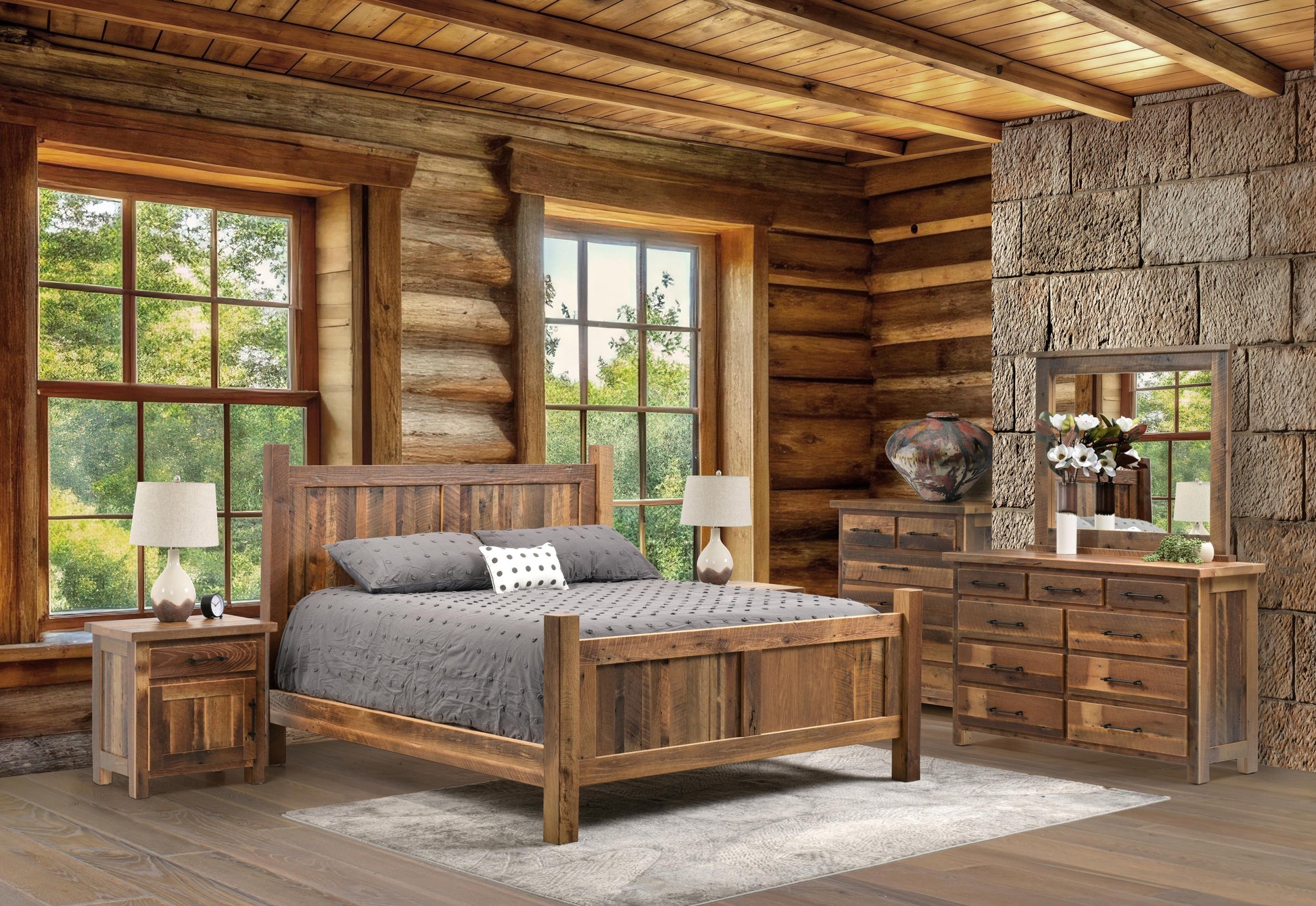 Amish Farmhouse Bed-Bed-The Amish House