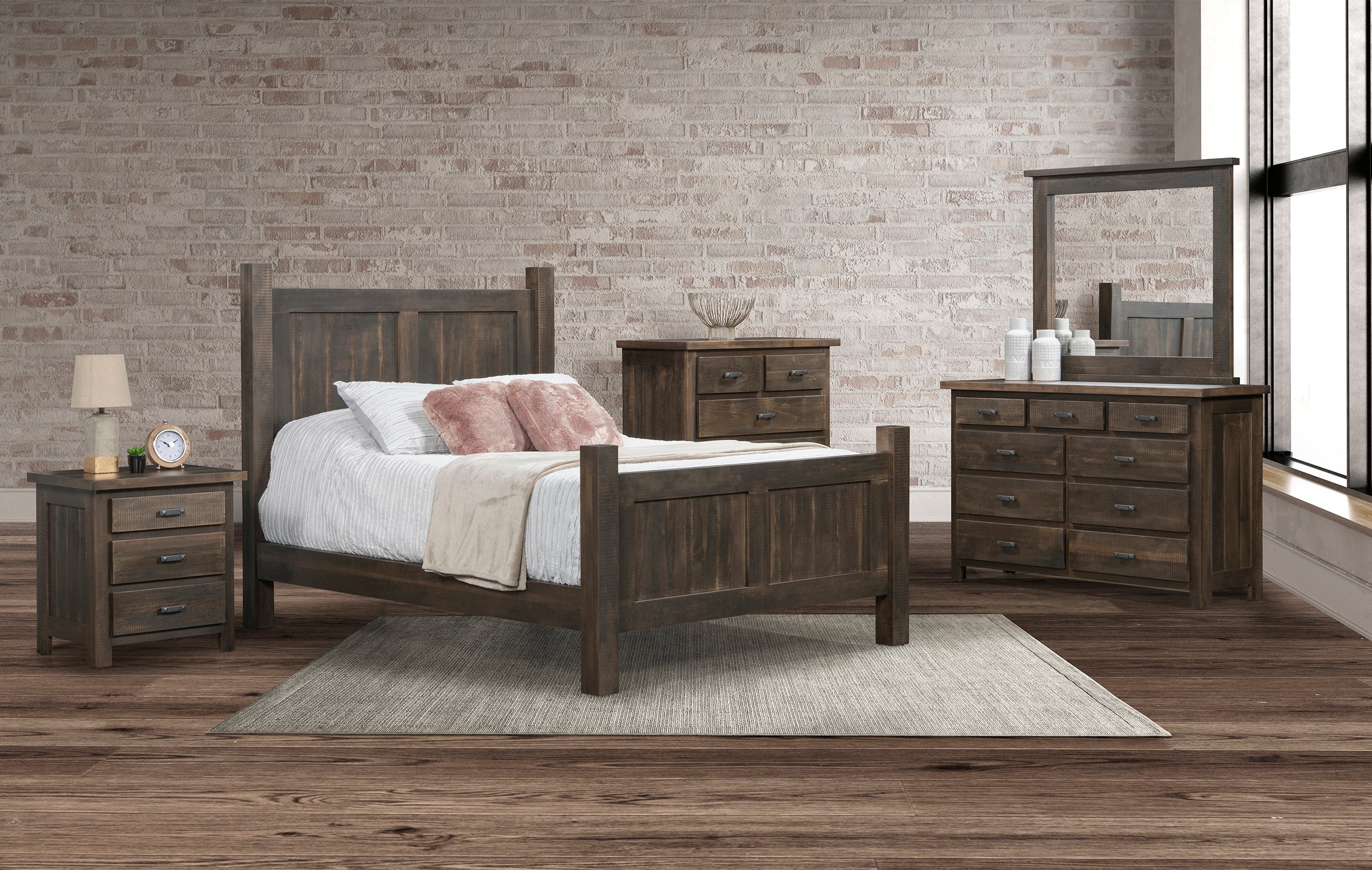 Amish Farmhouse Bed-Bed-The Amish House