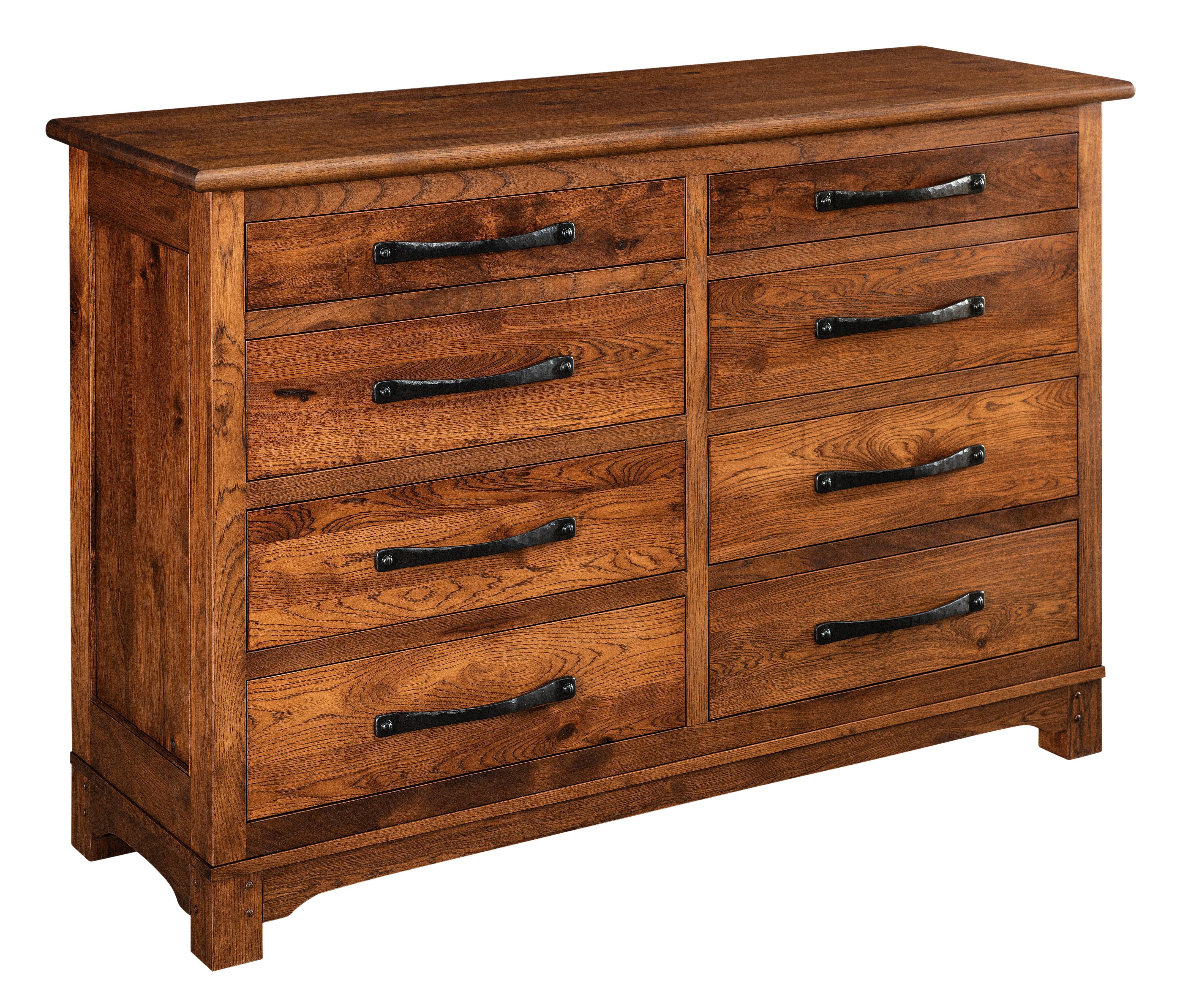american made amish farmhouse eight drawer dresser