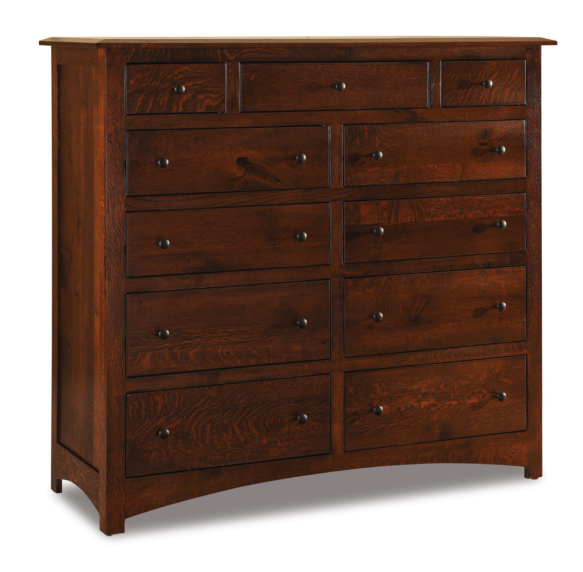 american made amish finland eleven drawer double chest