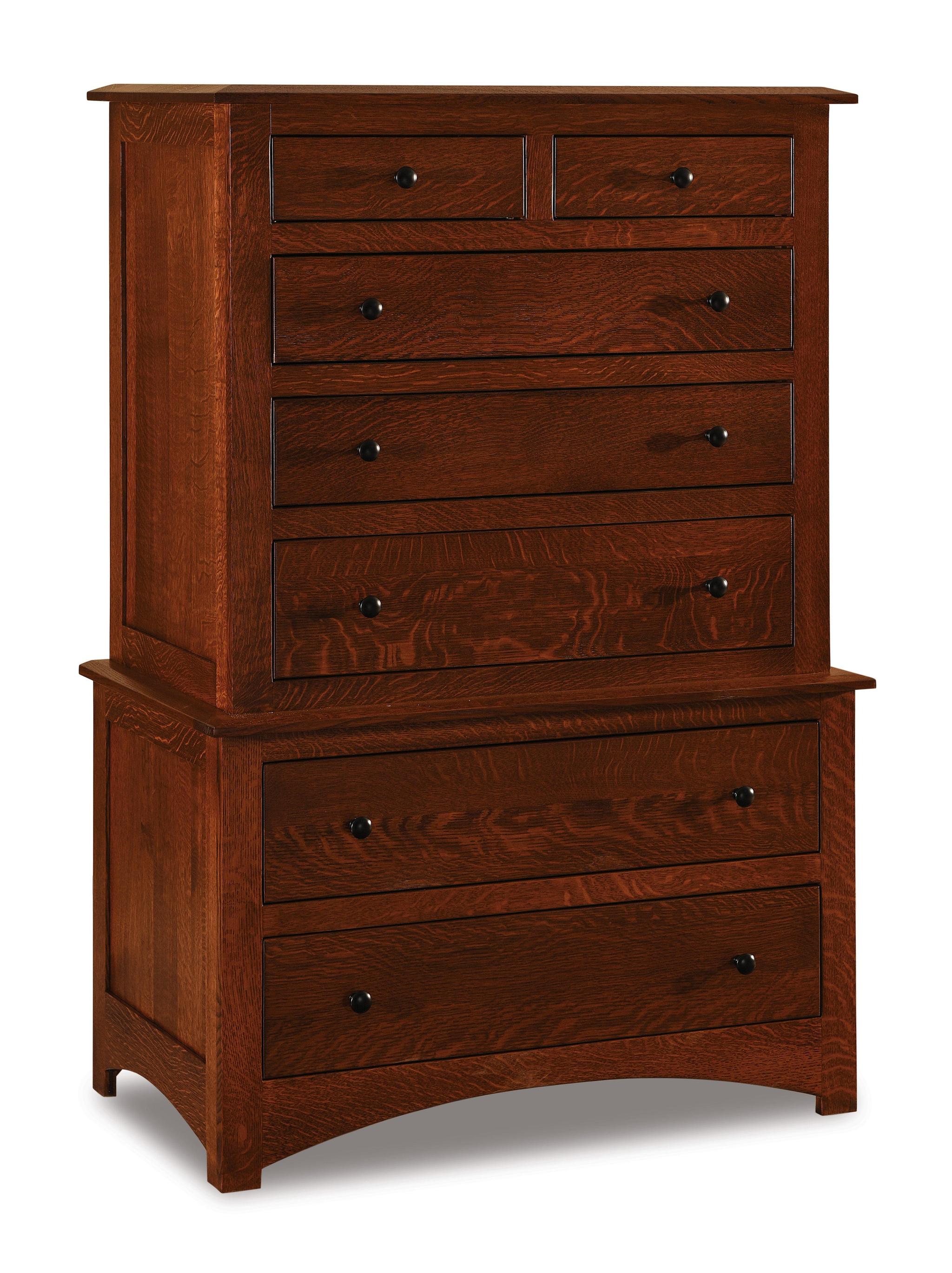 american made amish finland seven drawer chest