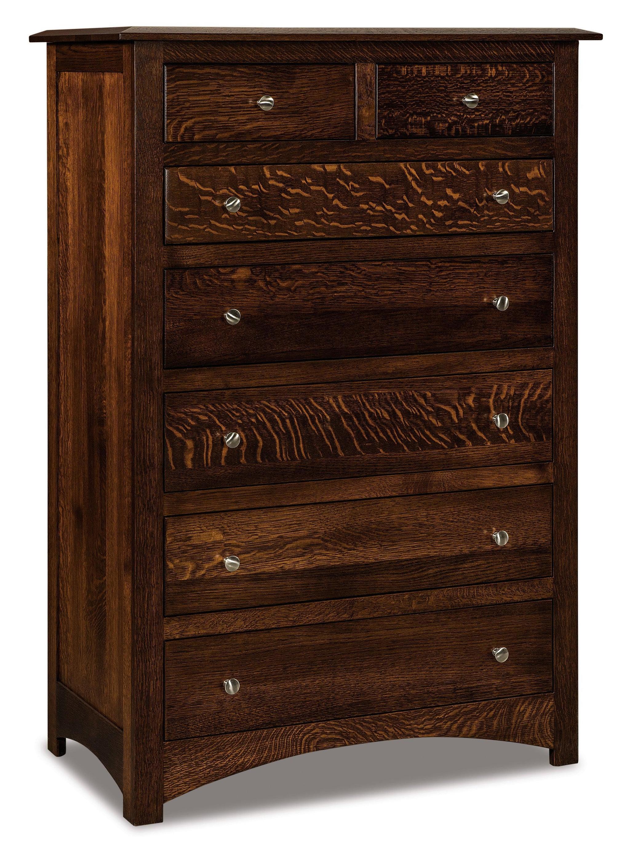 american made amish finland seven drawer chest
