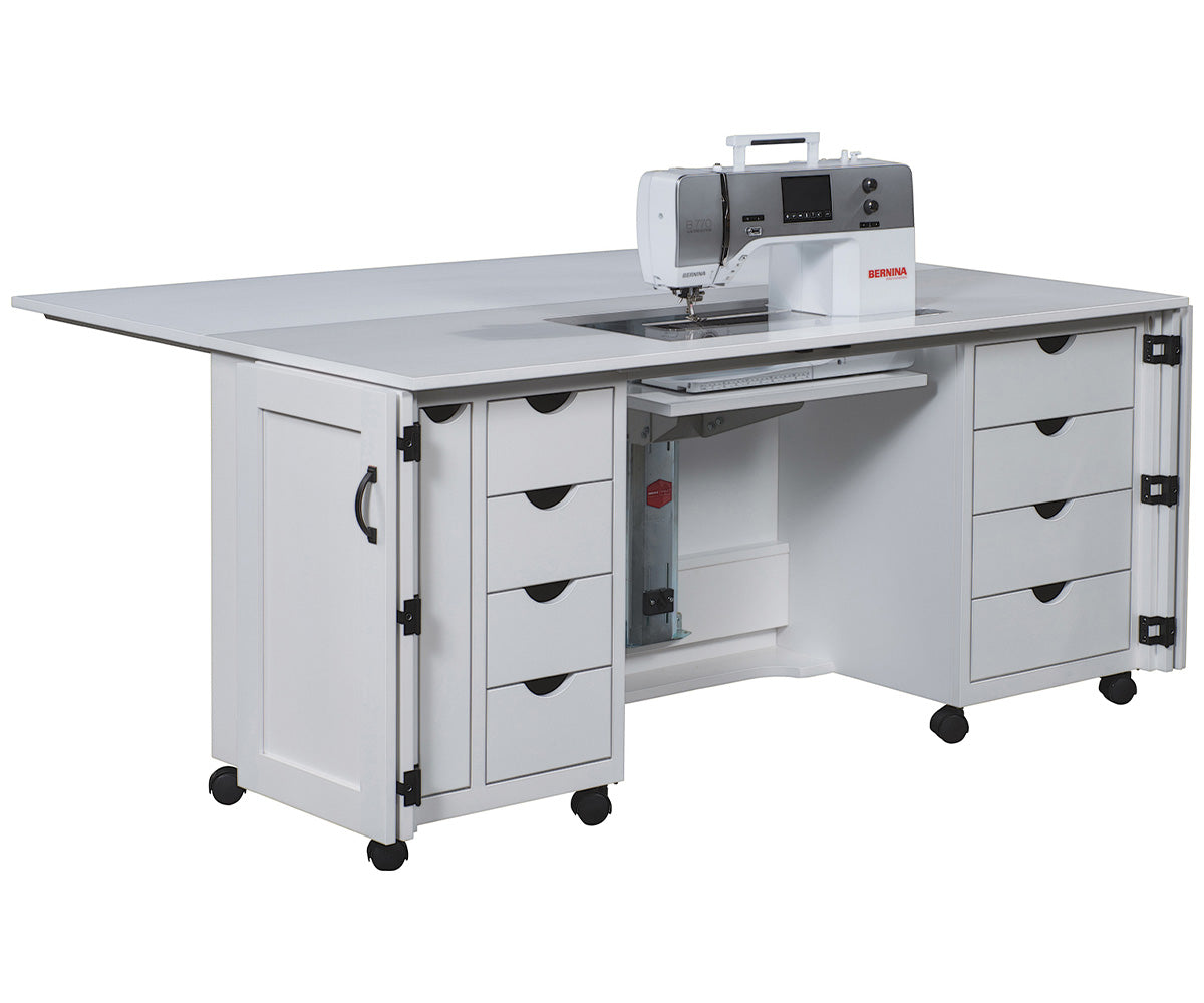 Amish Flat Top Sewing Cabinet - Thumbnail 3