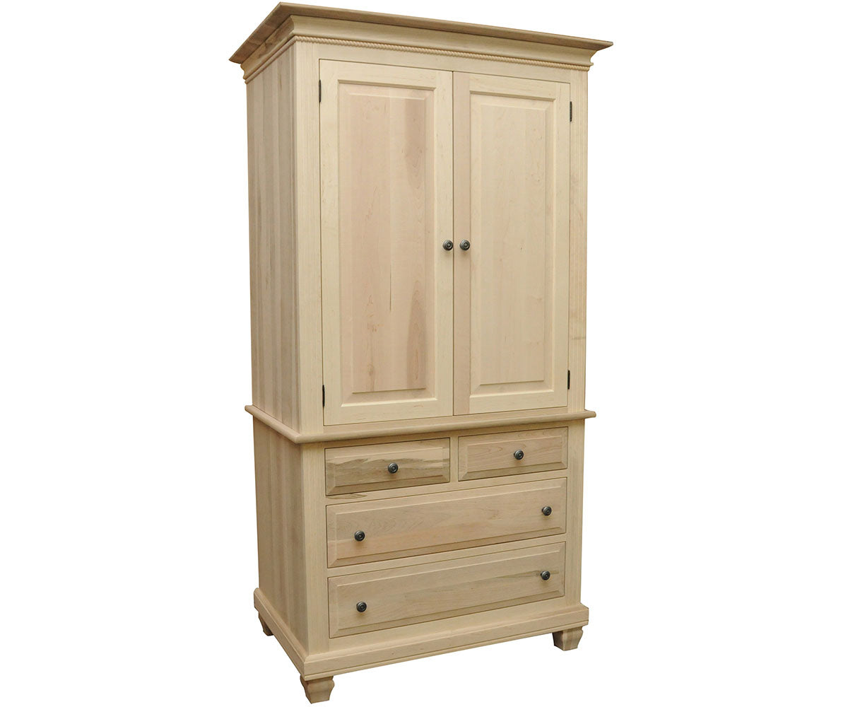 Amish Florentino Four Drawer Armorie