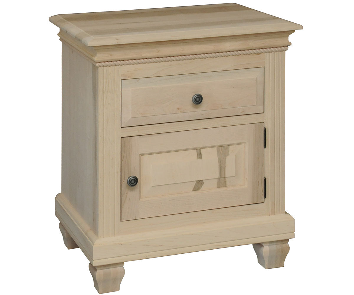 Amish Florentino One Drawer One Door Nightstand