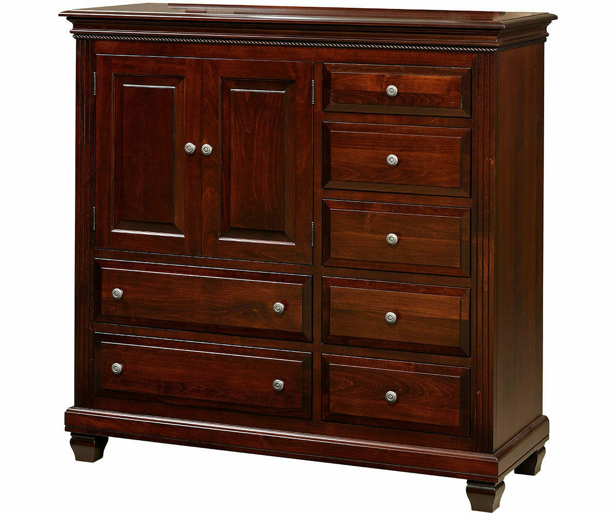 Amish Florentino Seven Drawer Mule Chest-Chest-The Amish House