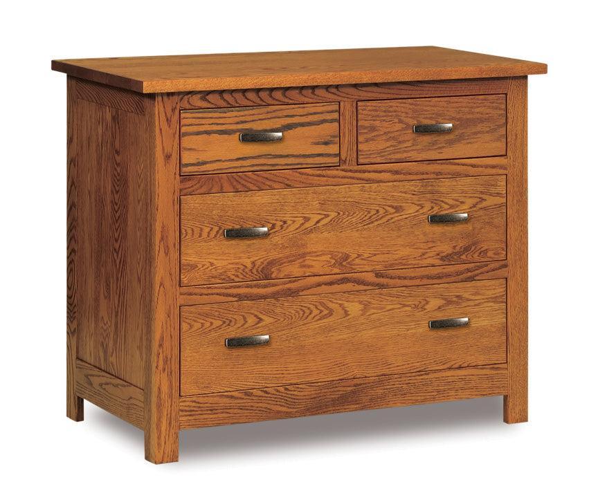Amish Flush Mission Four Drawer Chest
