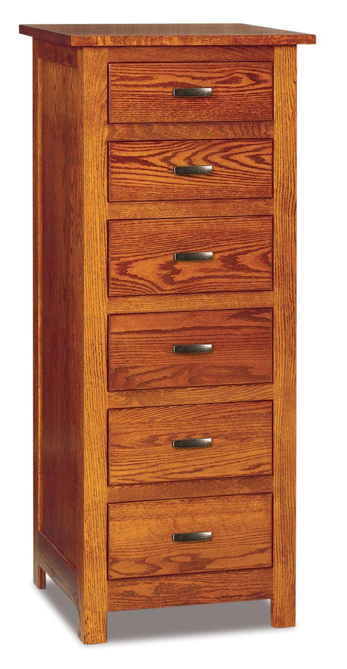 Amish Flush Mission Six Drawer Lingerie Chest - Thumbnail 3