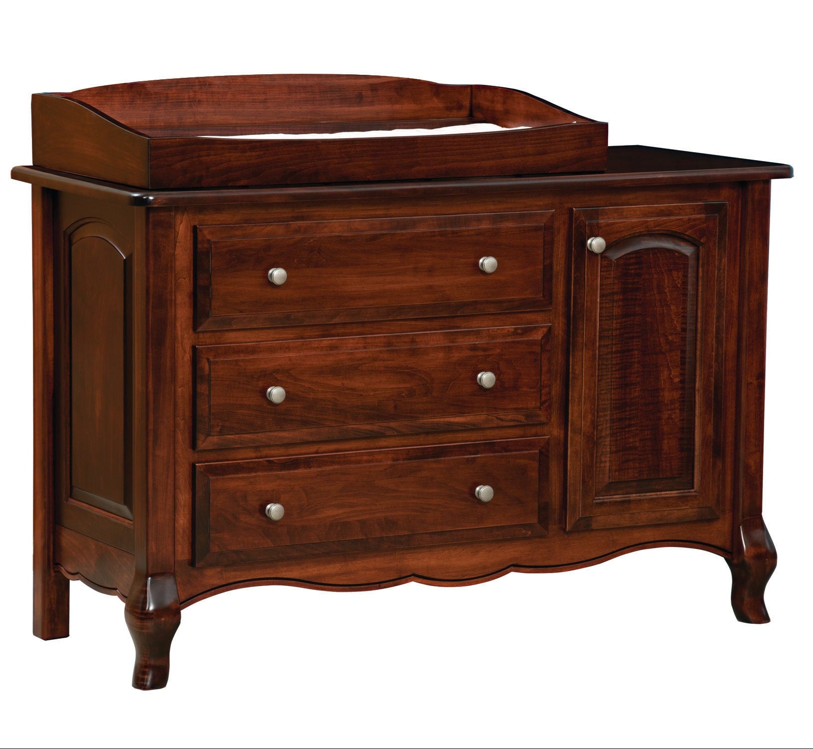 Amish French Country Dresser with Door