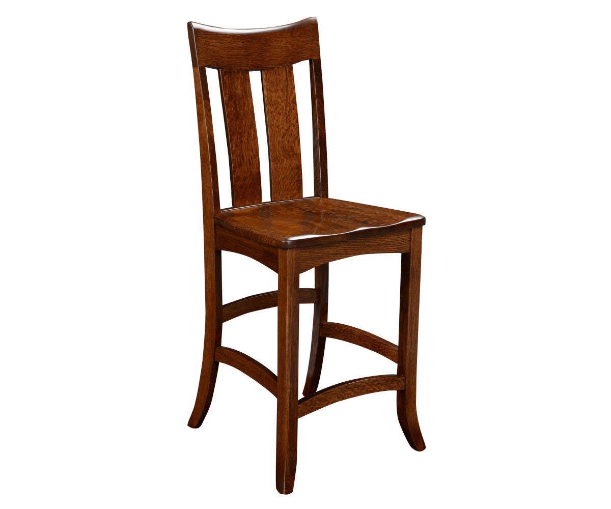 Amish Galveston Stationary Bar Chair