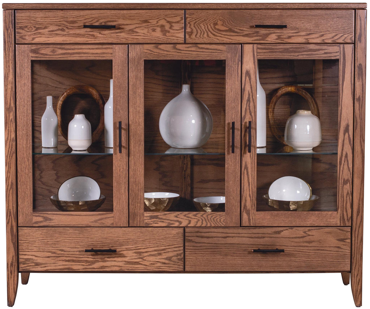 gatehouse curio 745 in red oak