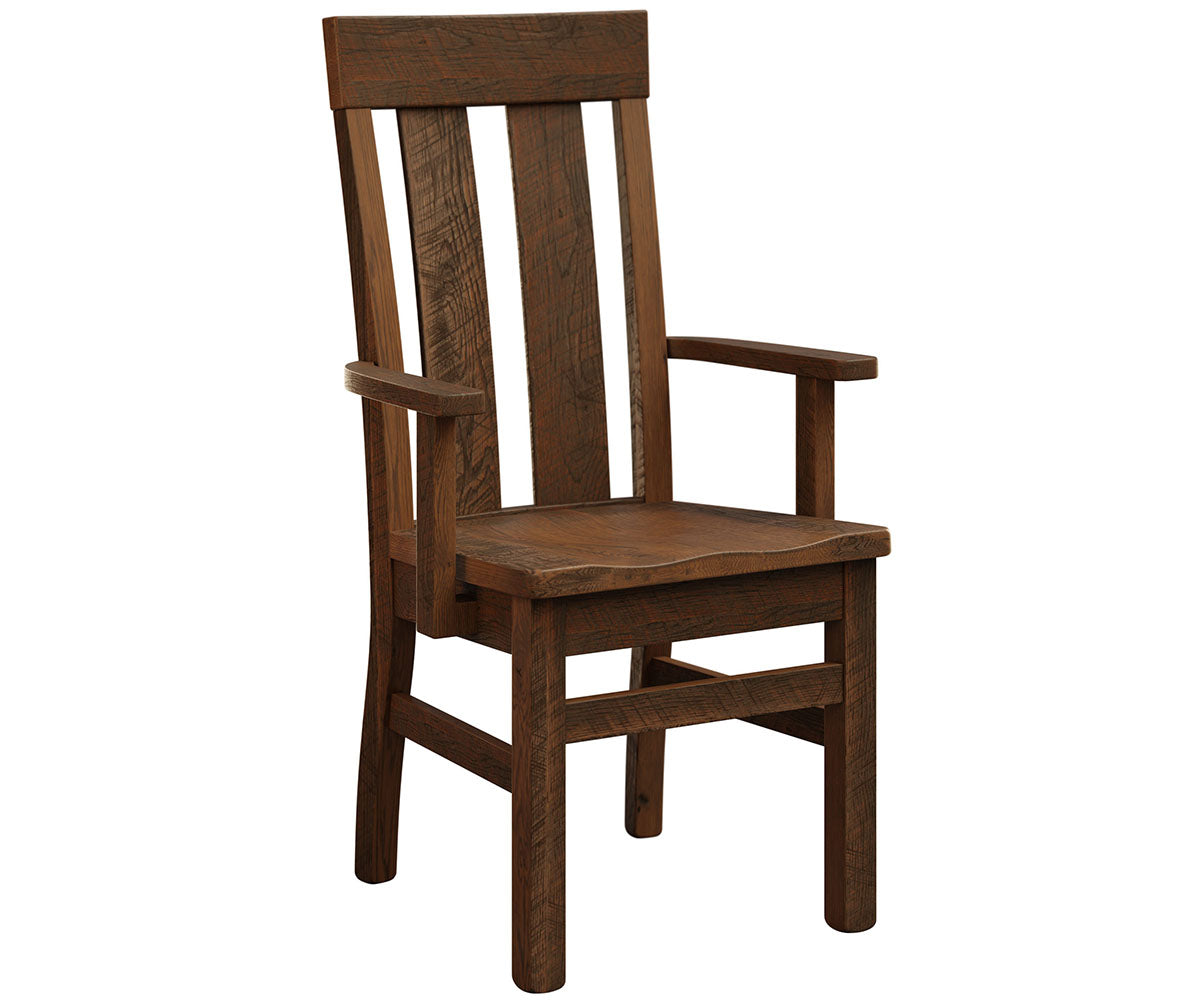 Amish Glazier Chair-Chair-Arm Chair-Oak-The Amish House