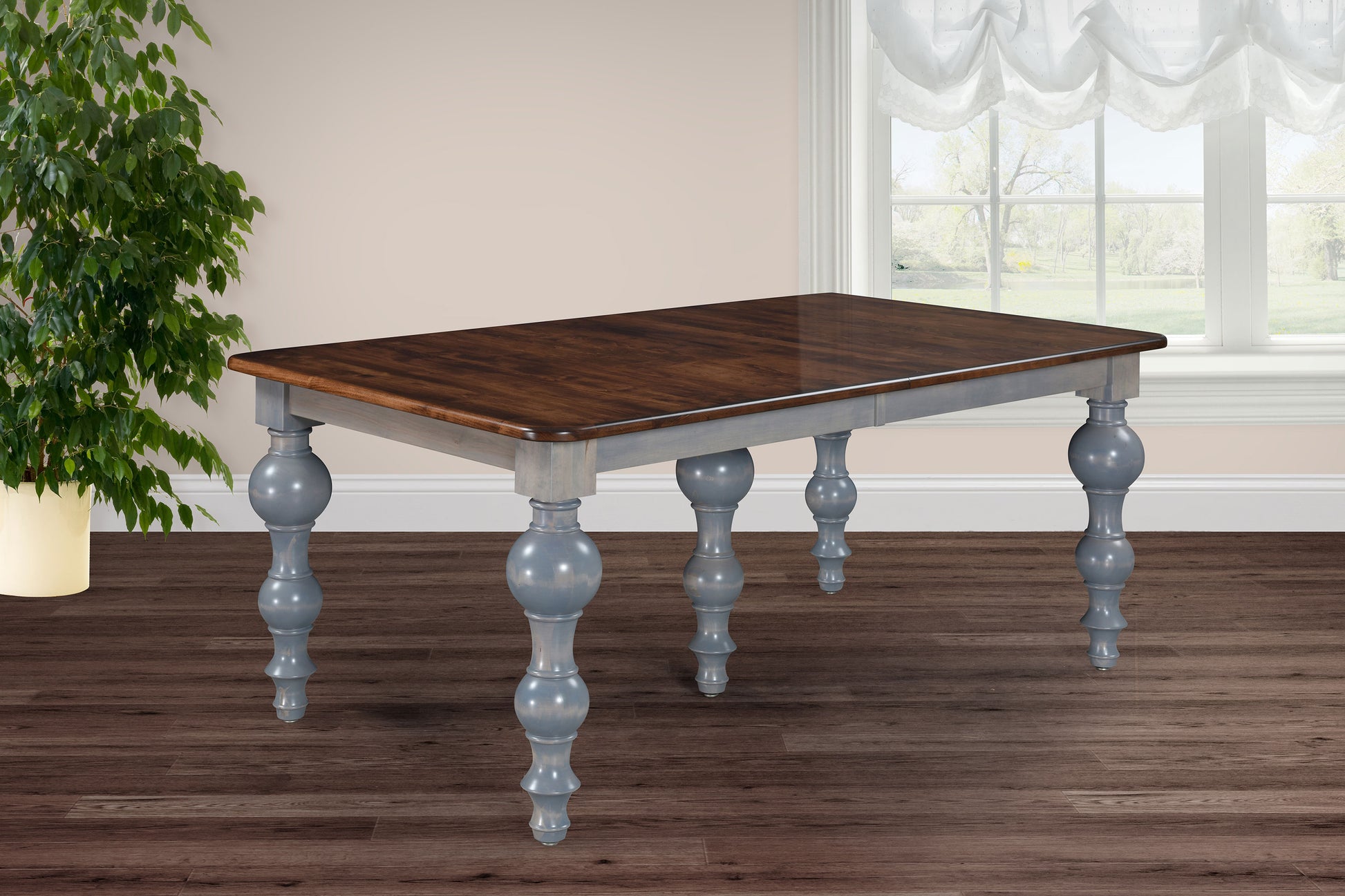 Amish Globe Leg Table