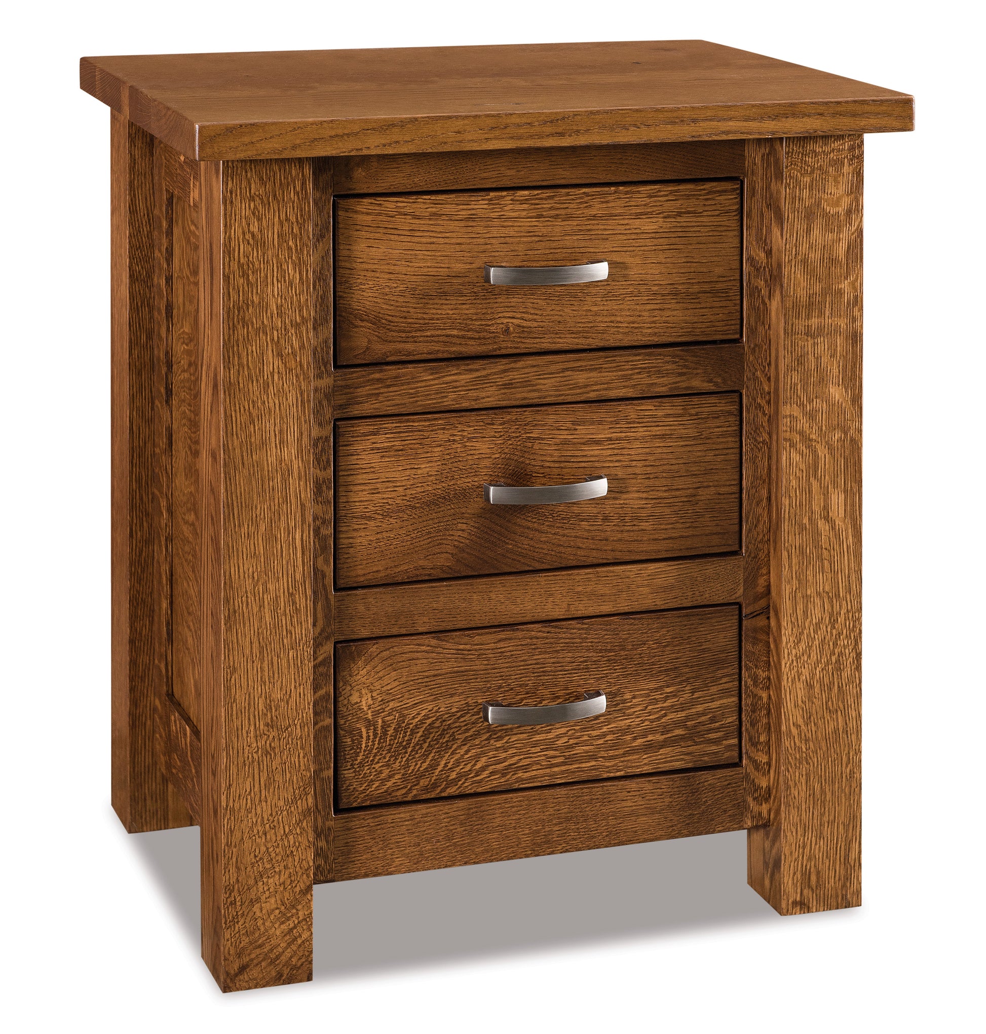 Amish Heidi Three Drawer Nightstand