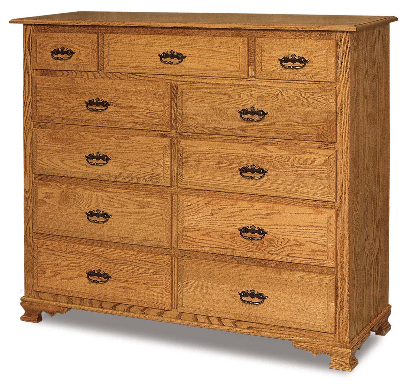 Amish Heritage Eleven Drawer Double Chest