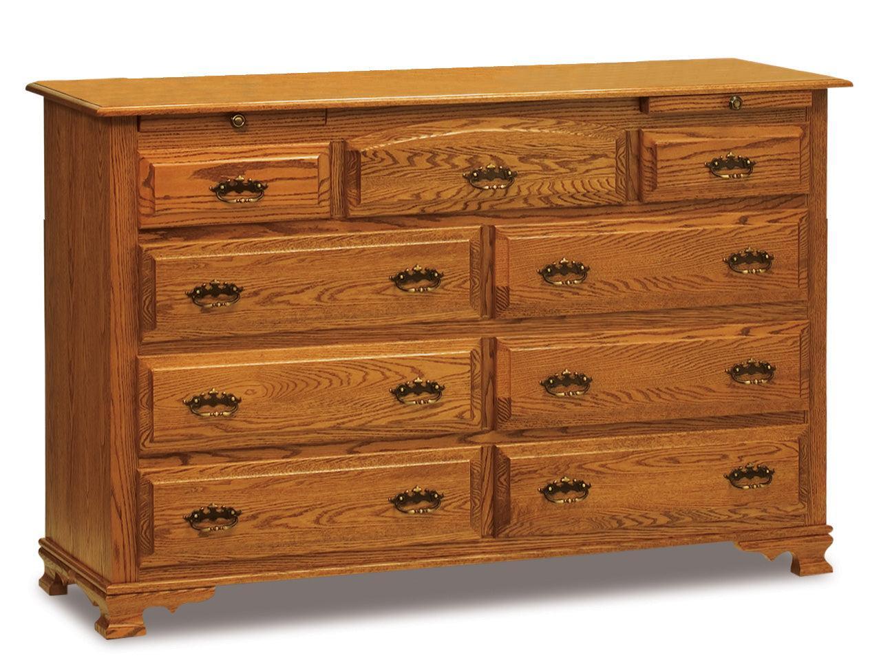 Amish Heritage Nine Drawer Dresser