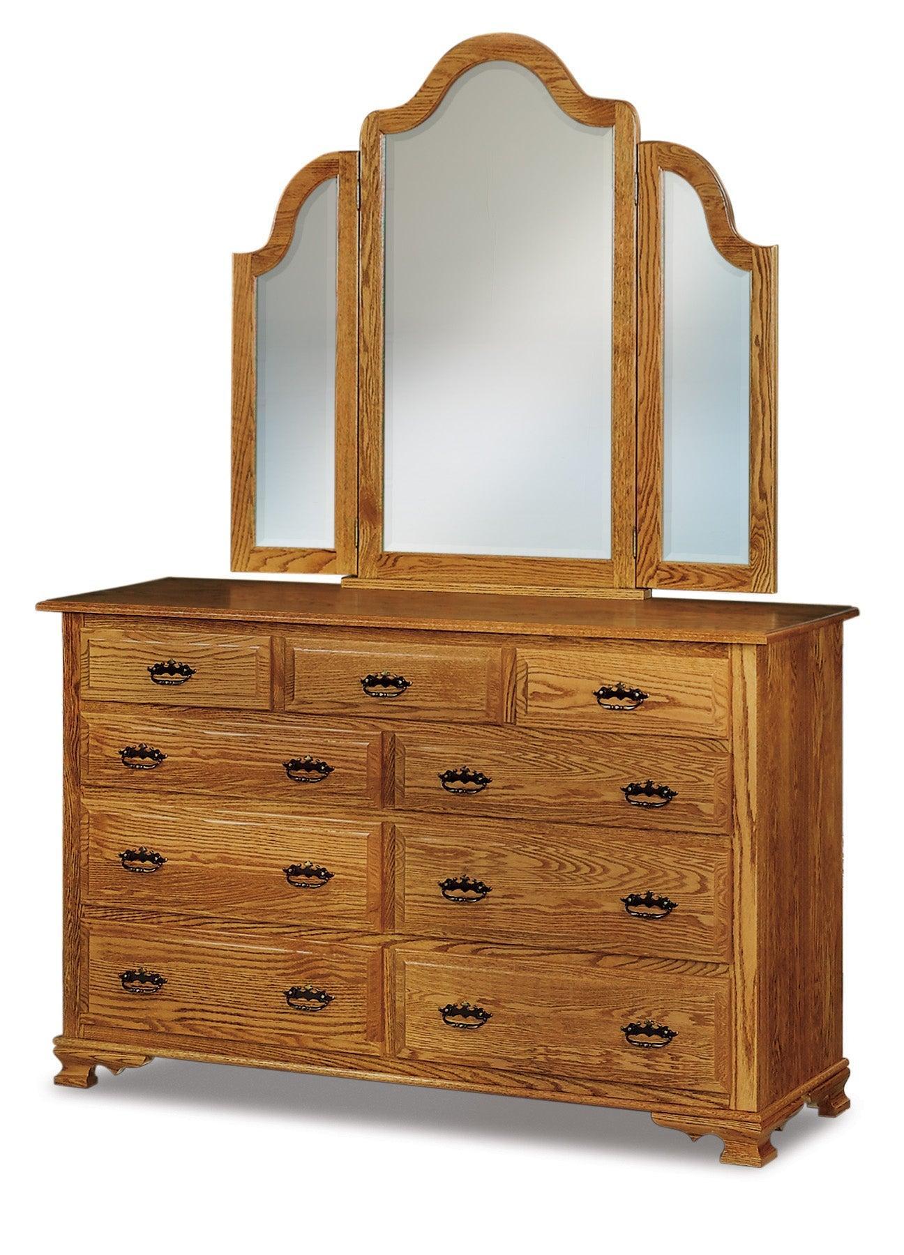 Amish Heritage Nine Drawer Dresser