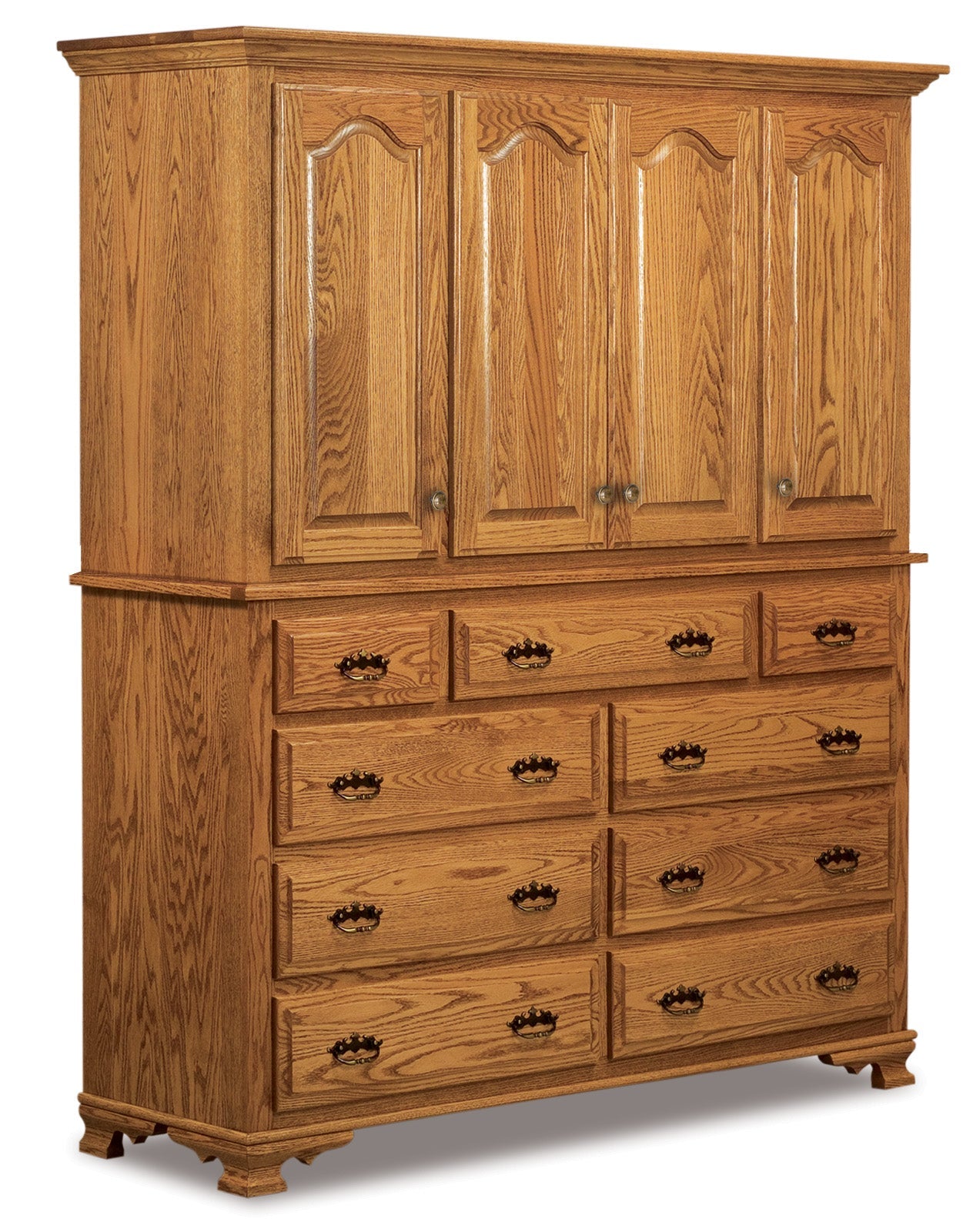 Amish Heritage Nine Drawer Four Door Chest