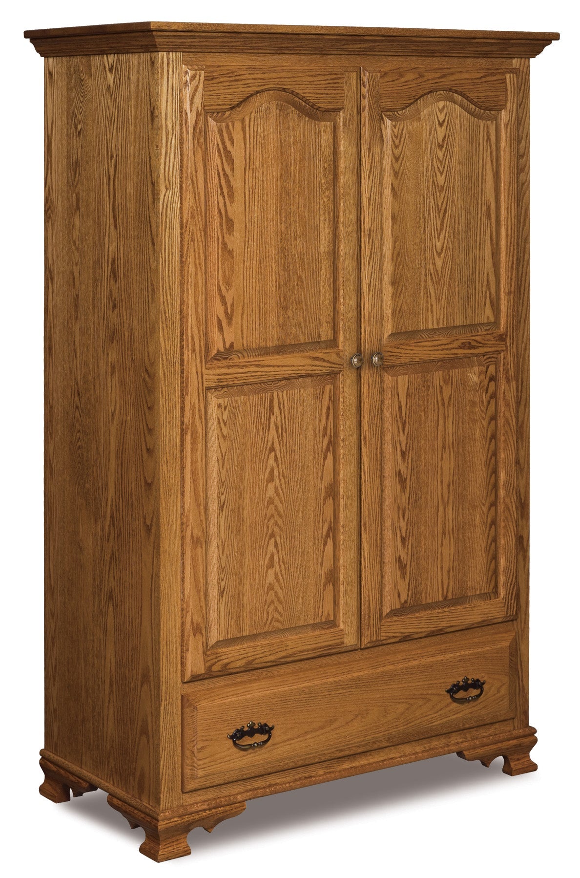 Amish Heritage One Drawer Two Door Wardrobe Armoire