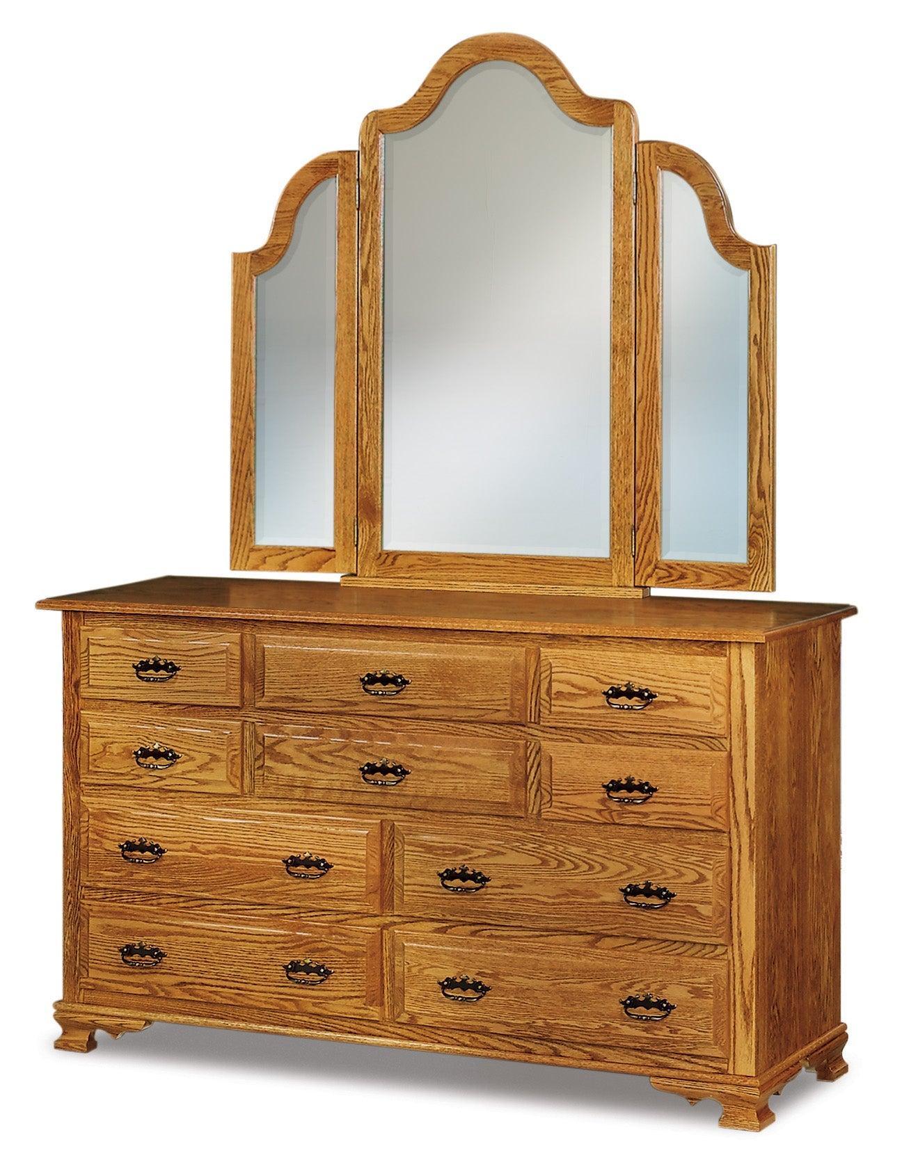 Amish Heritage Ten Drawer Dresser