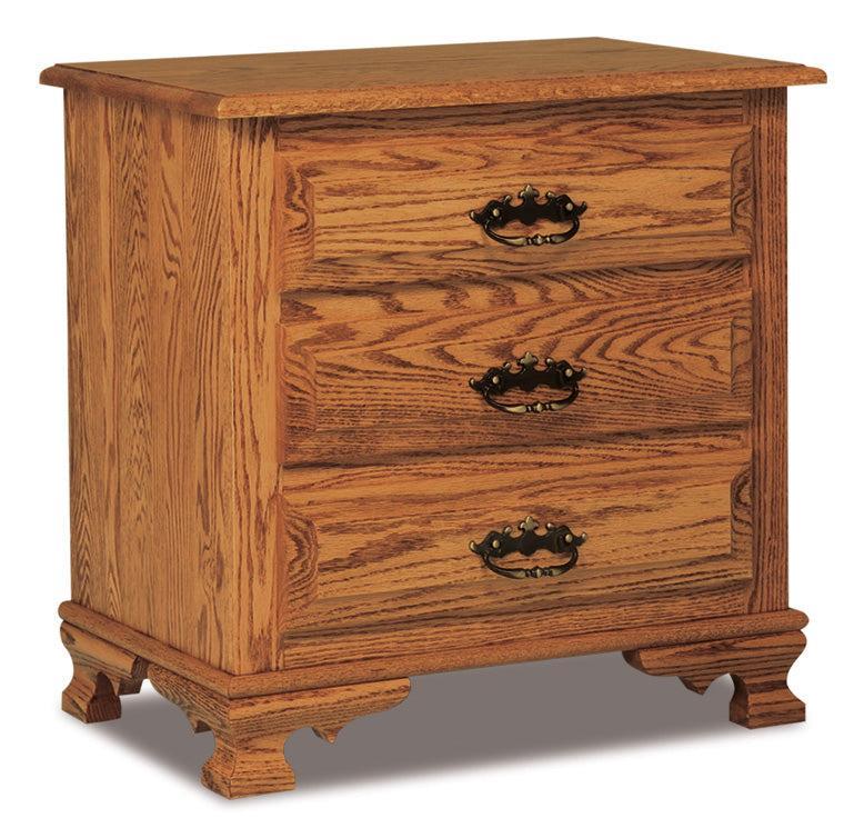 Amish Heritage Three Drawer Nightstand
