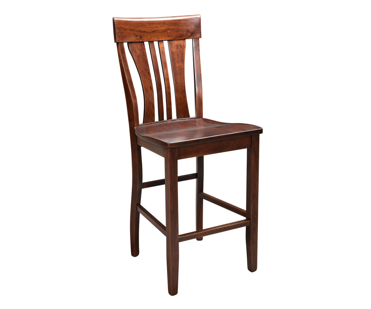 Amish Hudson Stationary Bar Chair