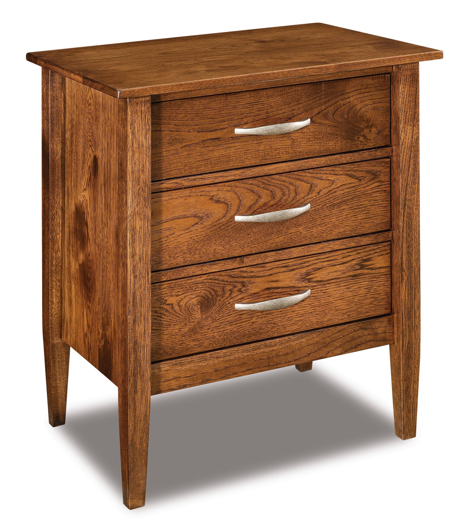 Amish Imperial Three Drawer Nightstand