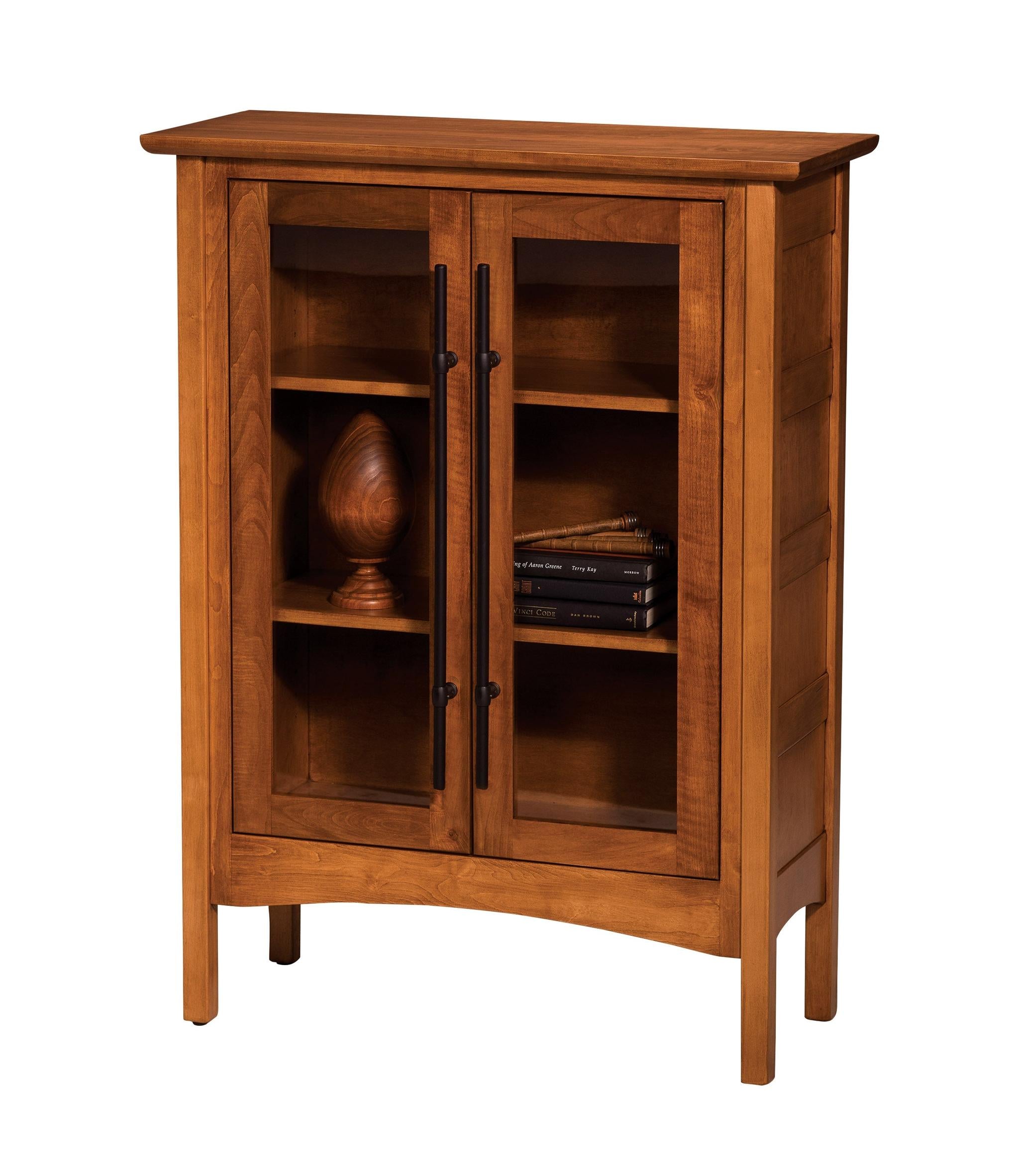 american made amish iron forge display cabinet