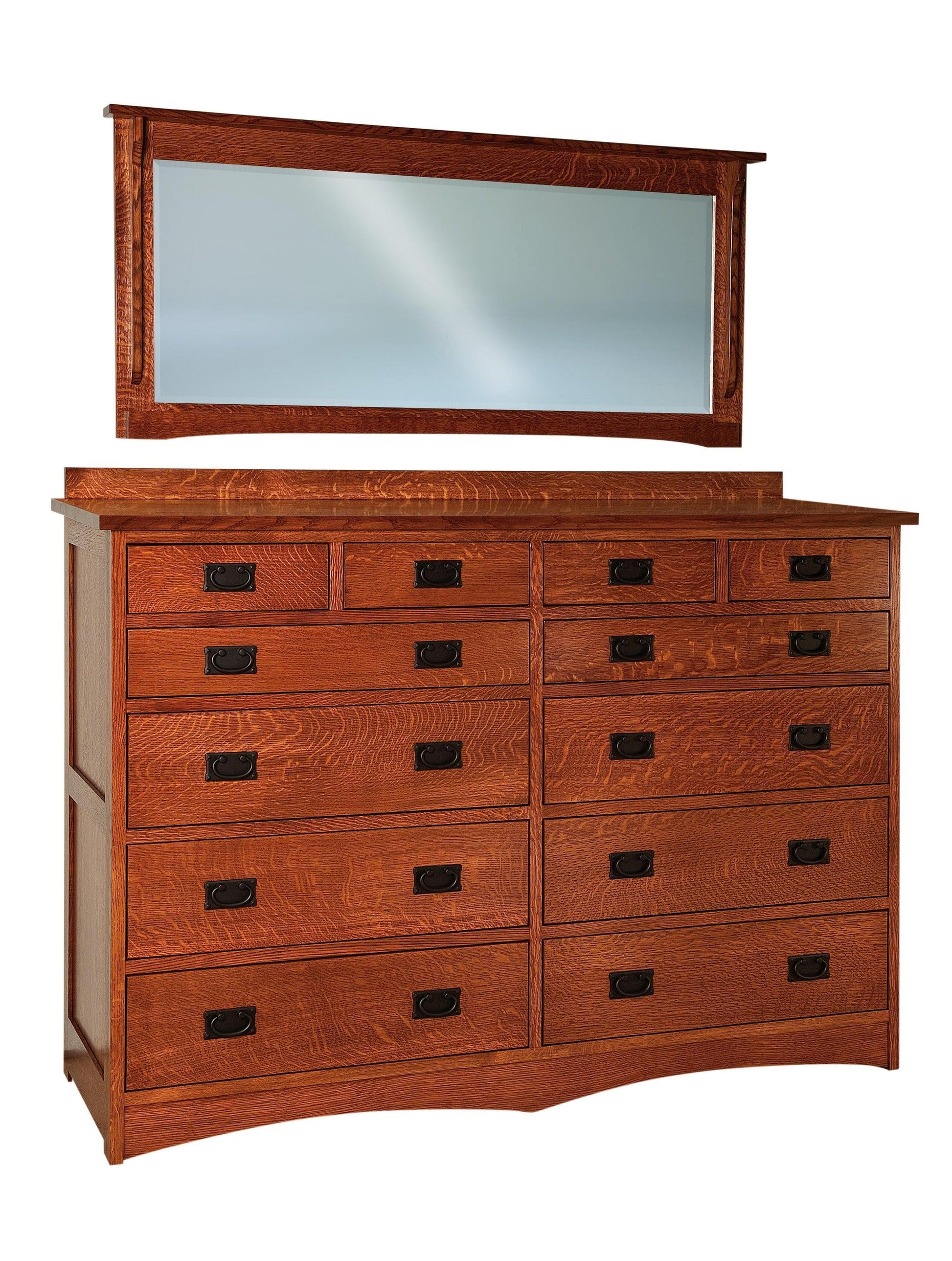 Amish Jacobson Twelve Drawer Dresser – The Amish House