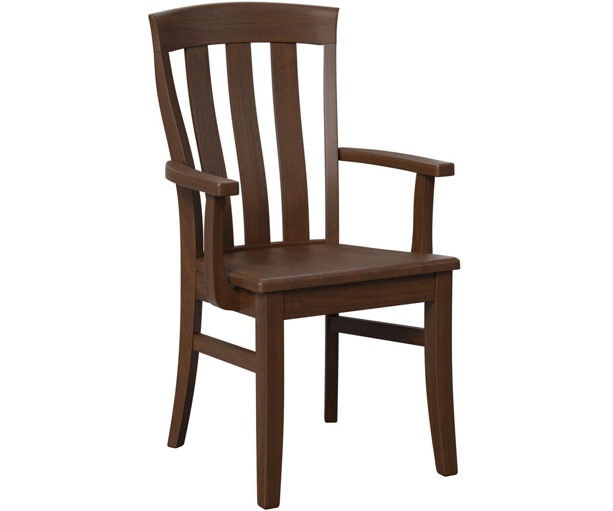 Amish Kula Chair-Chair-Arm Chair-Oak-The Amish House