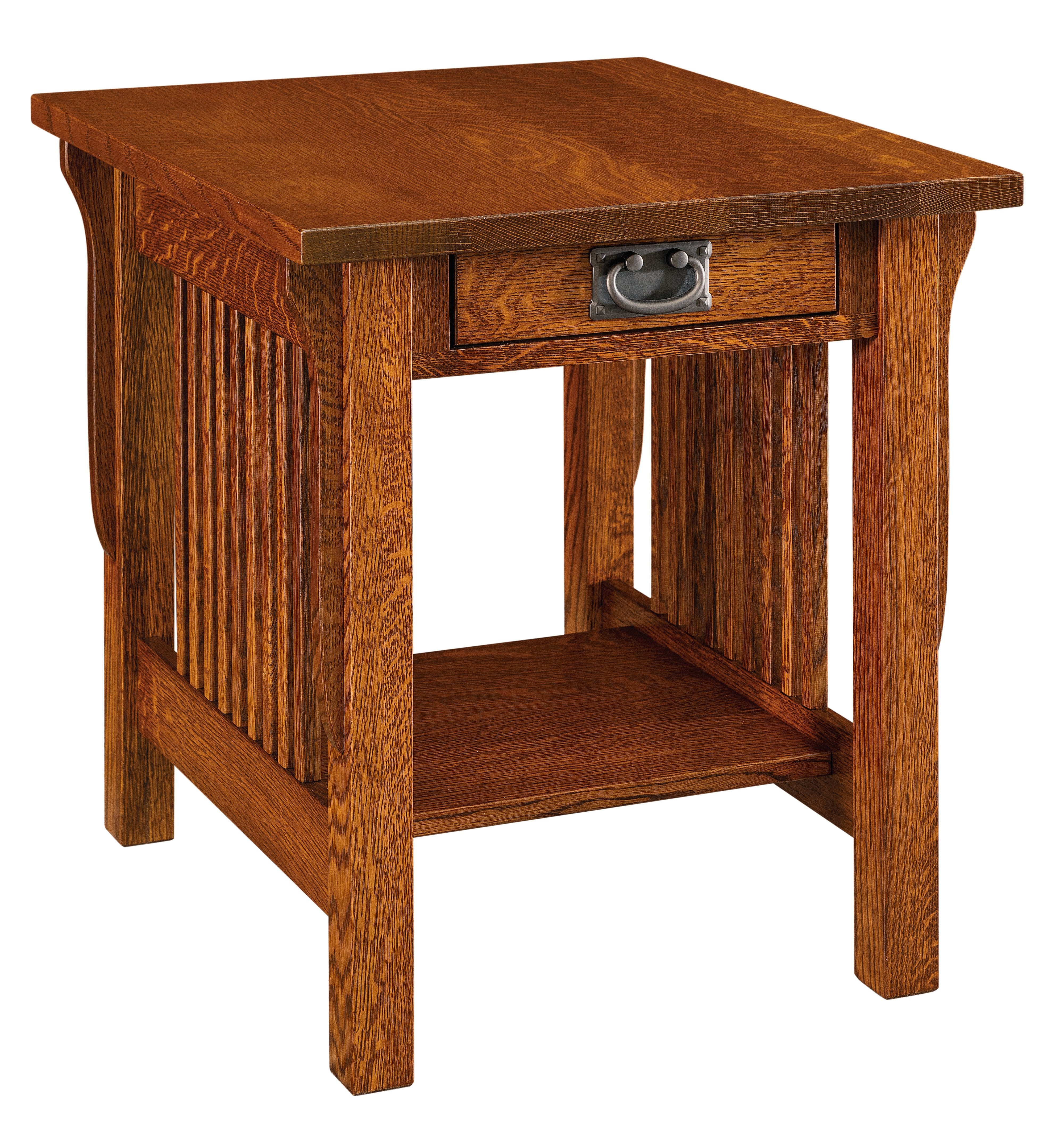 Amish Landmark One Drawer End Table - Thumbnail 2